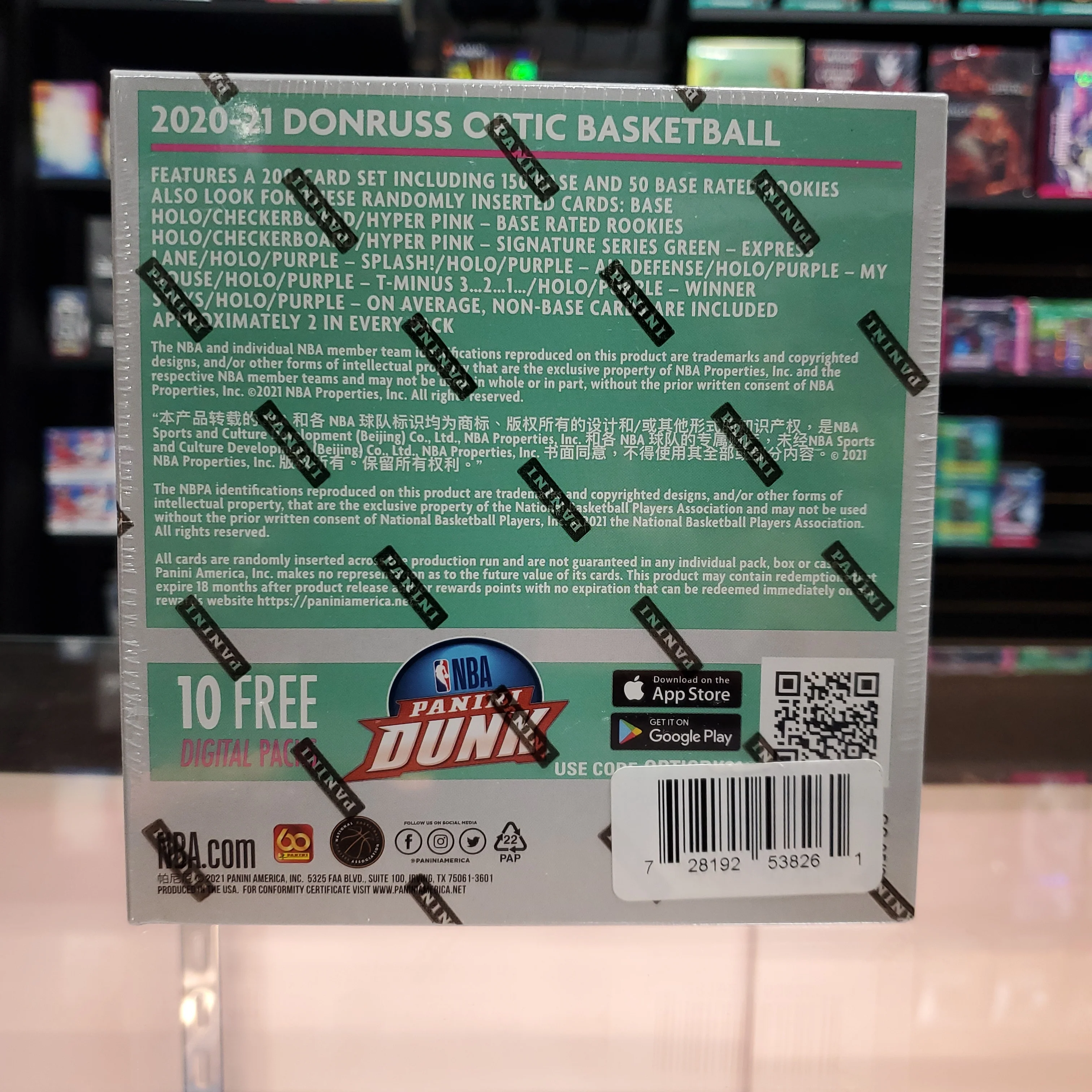 2020-21 Donruss Optic Basketball Mega Box (Hyper Pink Prizms) - Image 3
