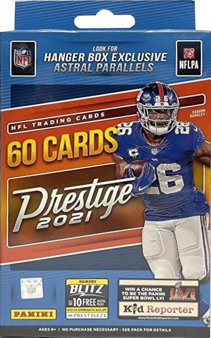 2021 Prestige Football Hanger Box (Astral Parallels) - Image 2