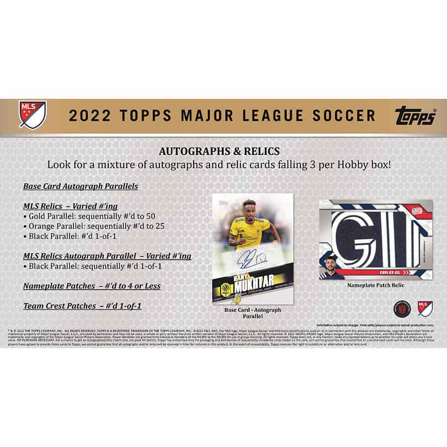 2022 Topps Major League Soccer Hobby Box - Image 4