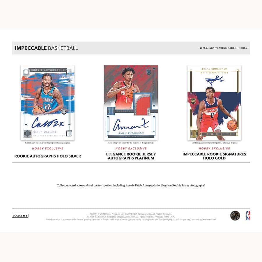 2023-24 Impeccable Basketball Hobby Box - Image 3