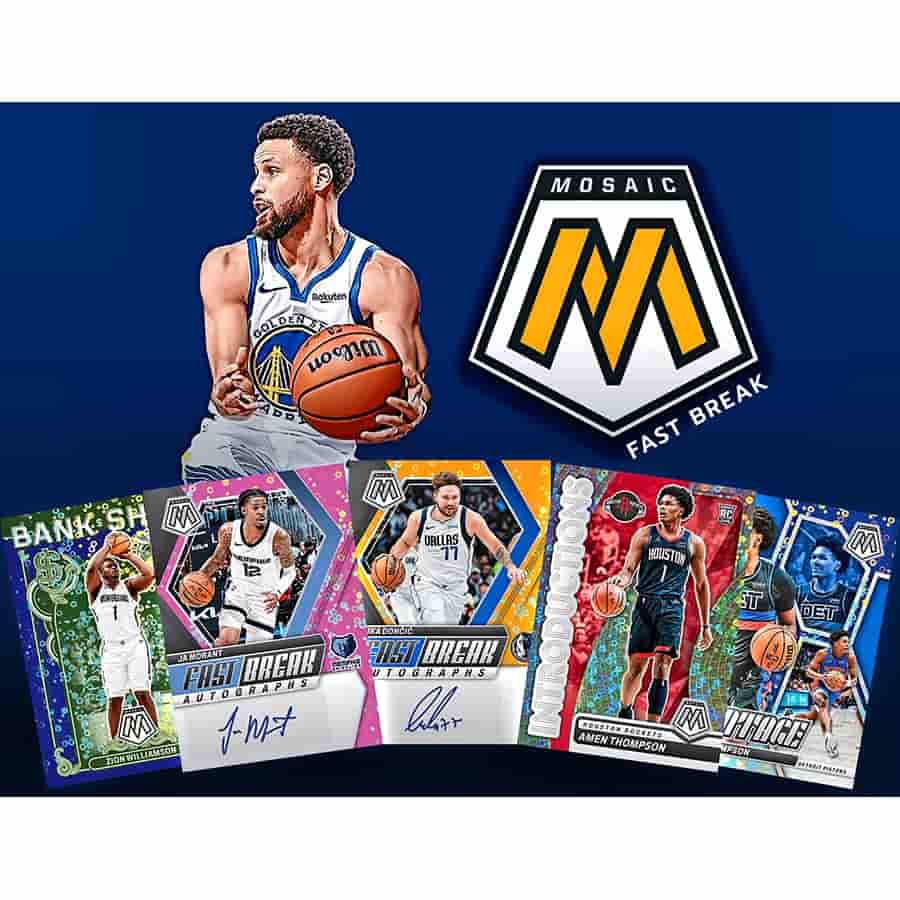 2023-24 Mosaic Fastbreak Basketball Hobby Box - Image 6