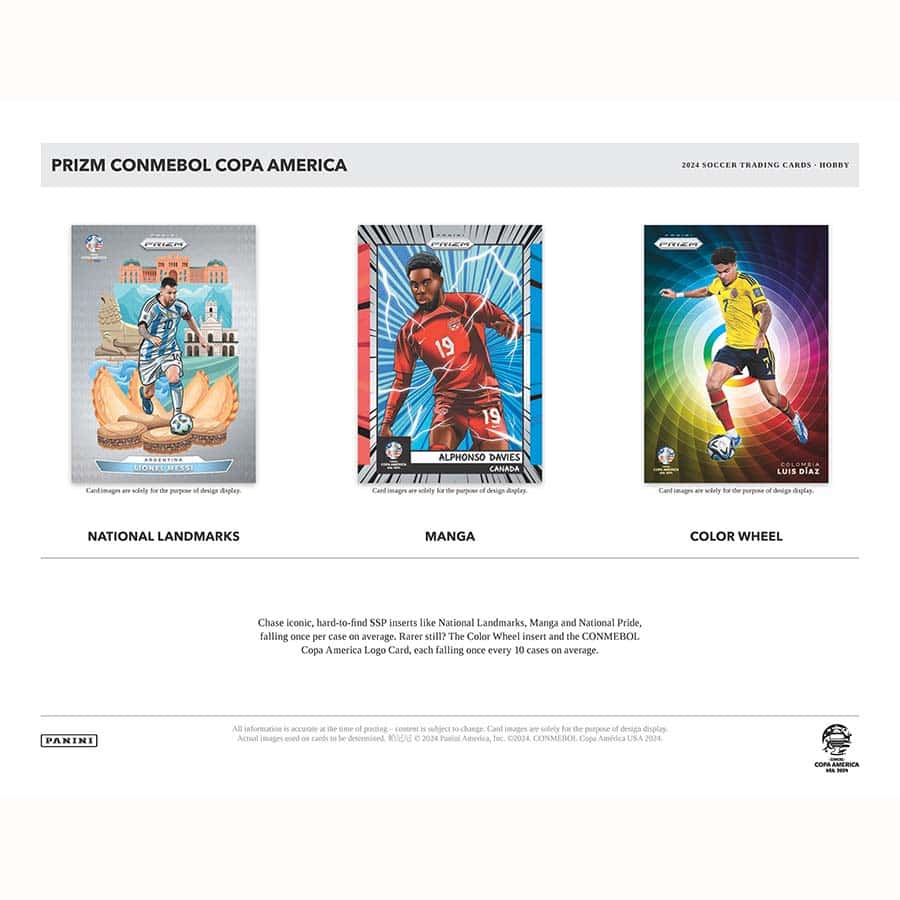2023-24 Prizm COPA America Soccer Hobby Box - Image 6