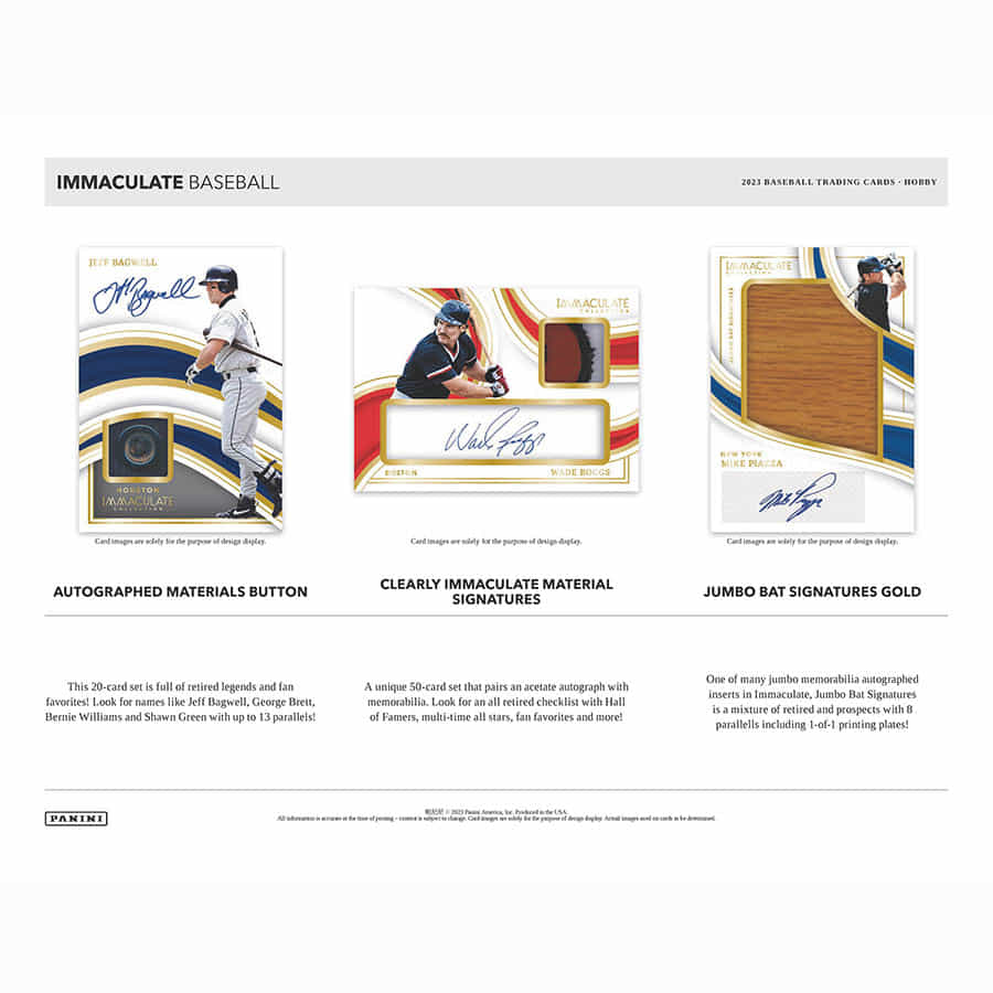 2023 Immaculate Collection Baseball Hobby Box - Image 4