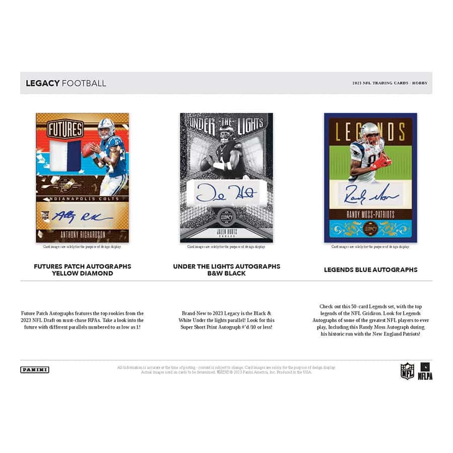 2023 Legacy Football Hobby Box - Image 6