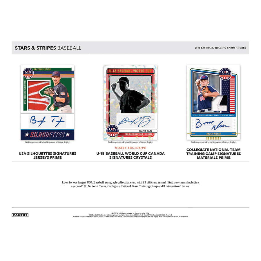 2023 USA Stars & Stripes Baseball Hobby Box - Image 4