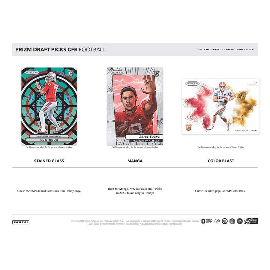 2023 Prizm Draft Picks Collegiate Football Hobby Box - Image 3