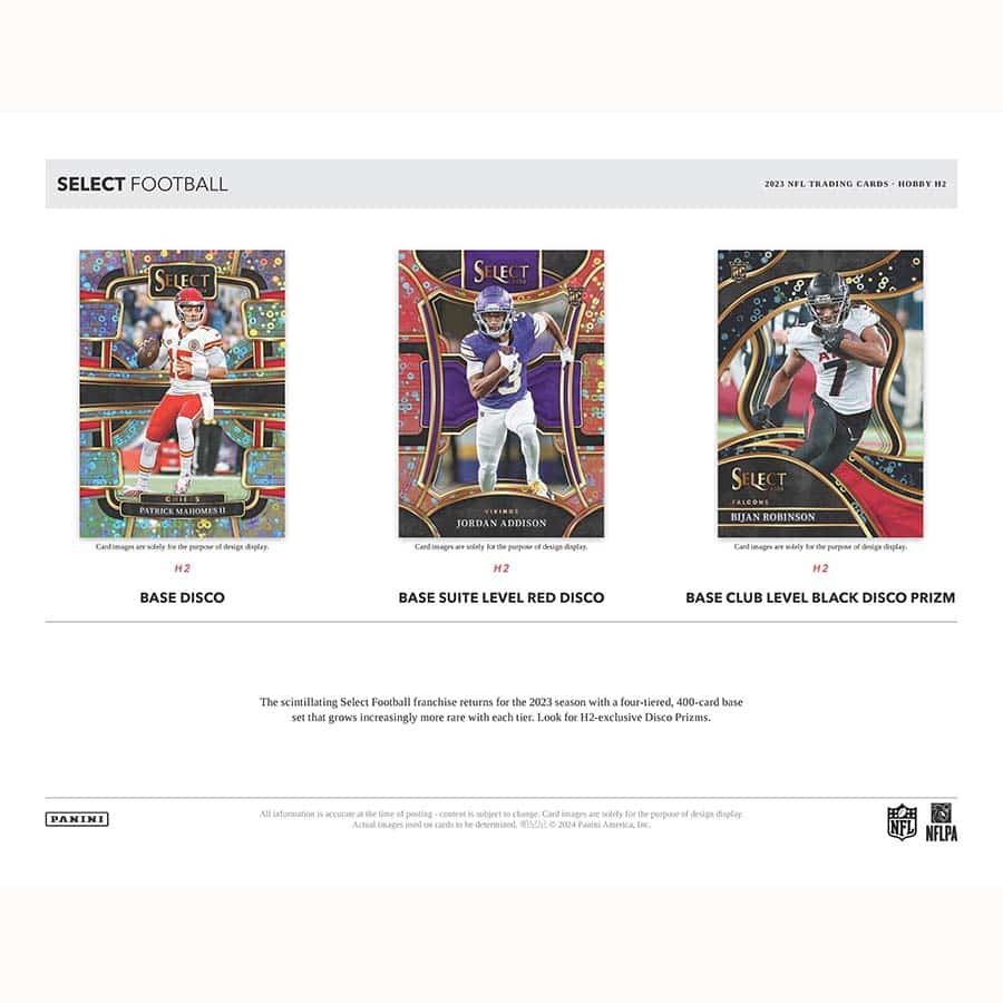 2023 Select Football H2 Hobby Box - Image 4