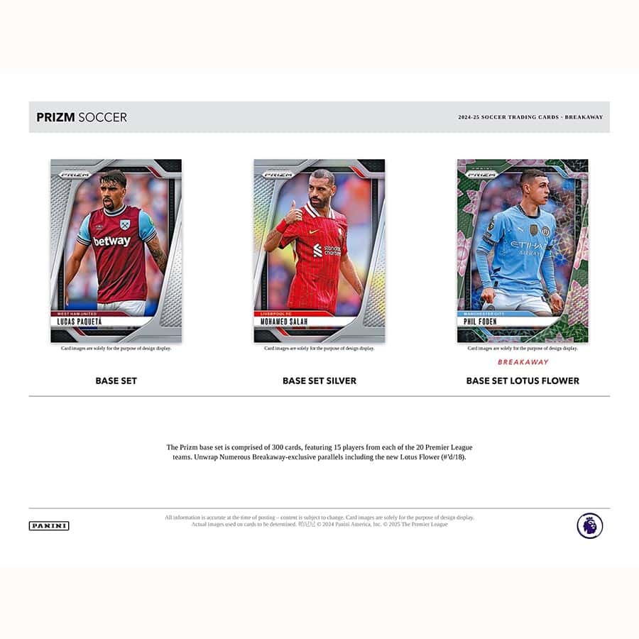 2024-25 Prizm EPL Breakaway Soccer Hobby Box - Image 3