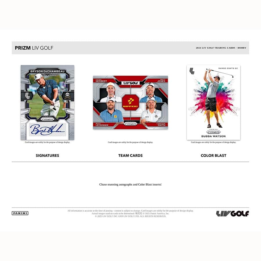 2024-25 Prizm LIV Golf Hobby Box - Image 4