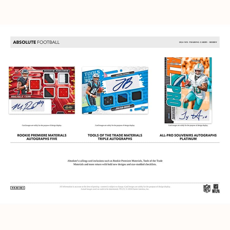 2024 Absolute Football Hobby Box - Image 3