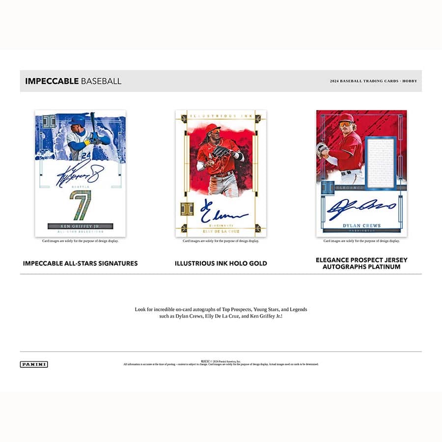 2024 Impeccable Baseball Hobby Box - Image 3