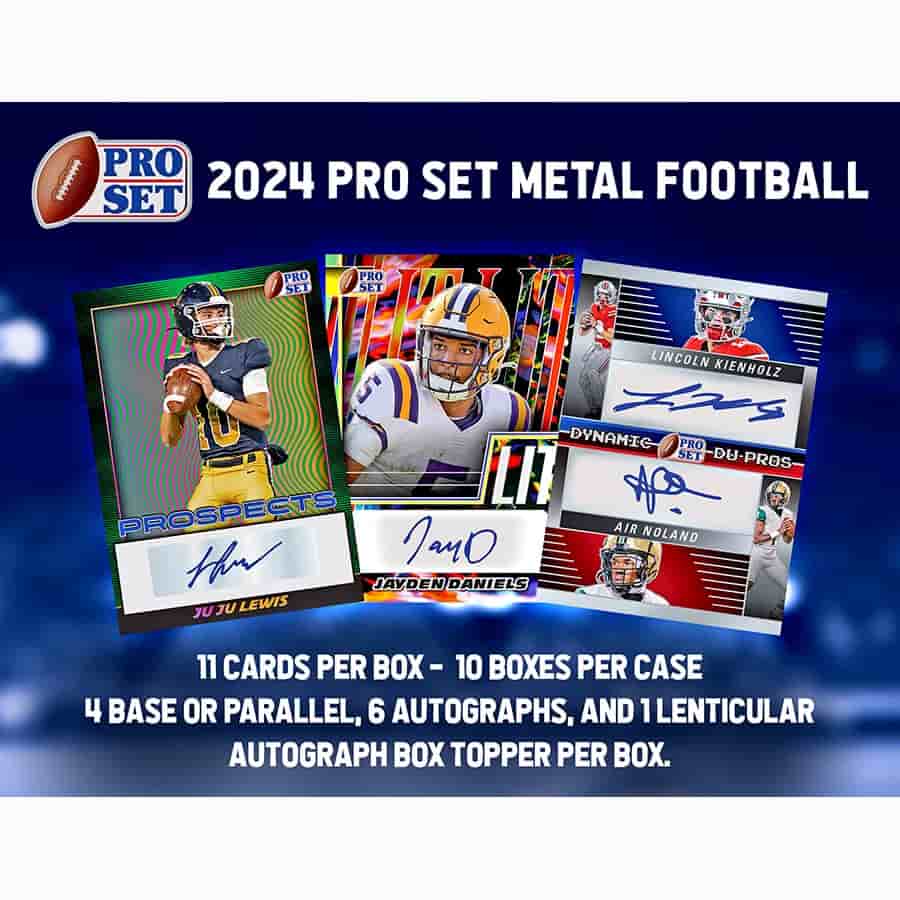 2024 Leaf Pro Metal Football Hobby Box - Image 3