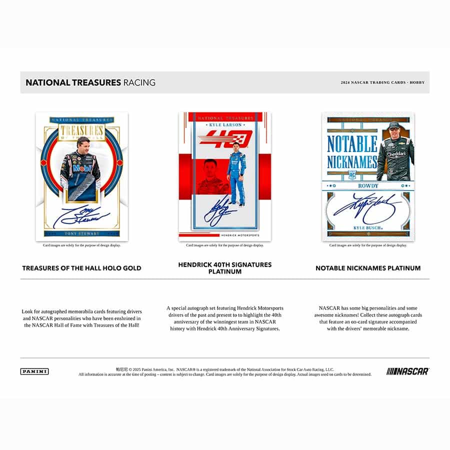 2024 National Treasures Racing Hobby Box - Image 2