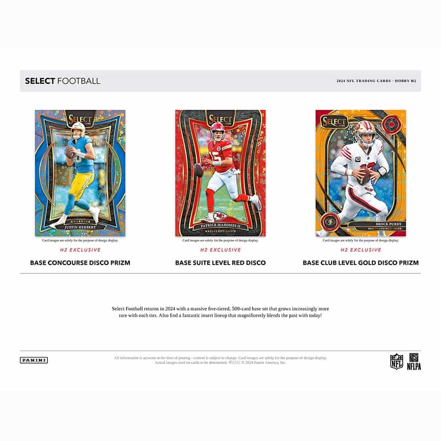 2024 Select Football H2 Hobby Box - Image 4