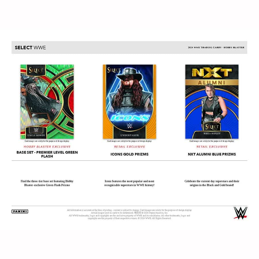 2024 Select WWE Hobby Blaster Box - Image 4