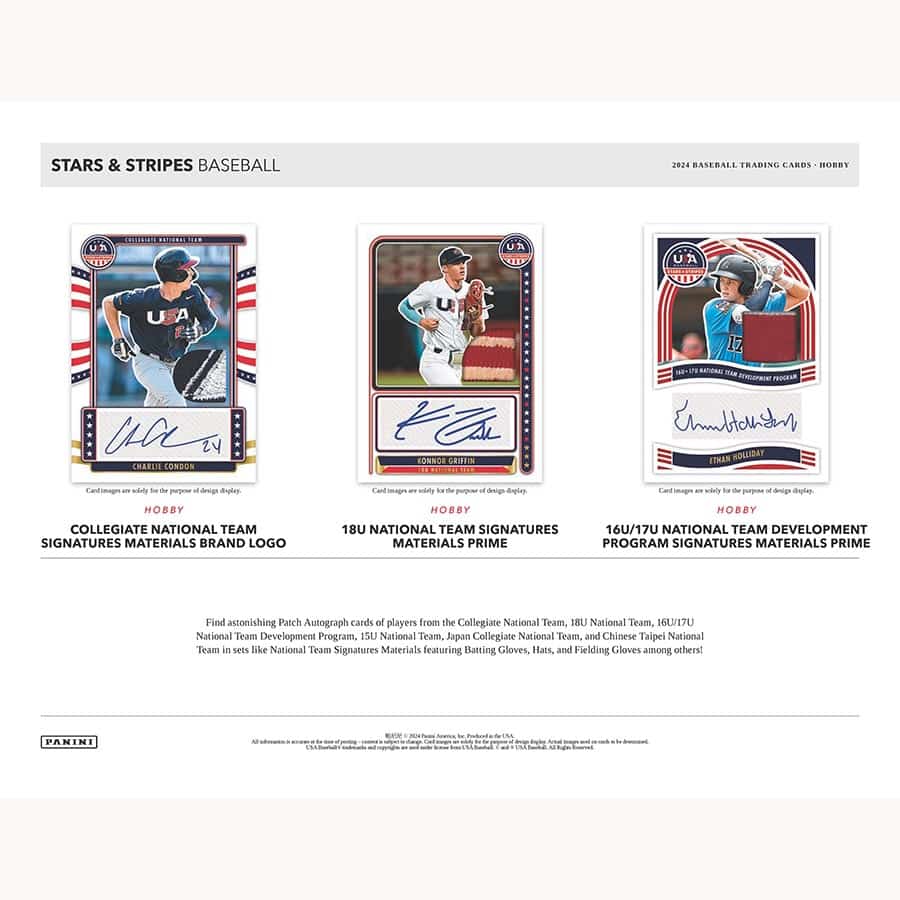 2024 USA Stars & Stripes Baseball Hobby Box - Image 4