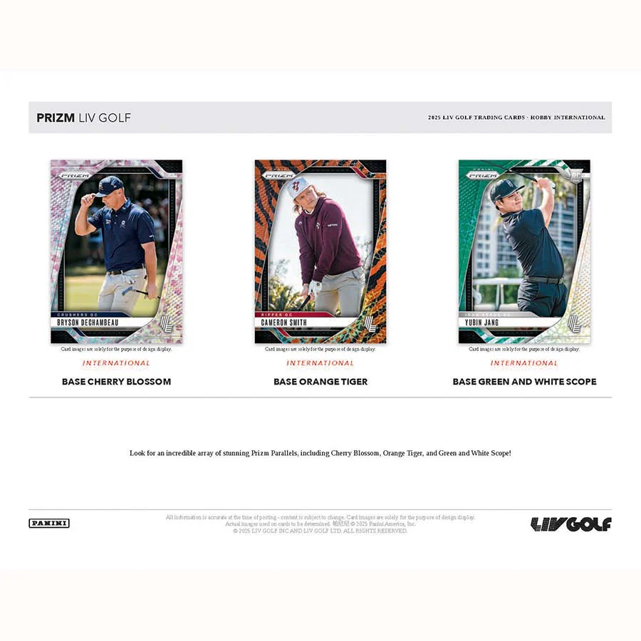 2025 Prizm LIV Golf Hobby Box - Image 3