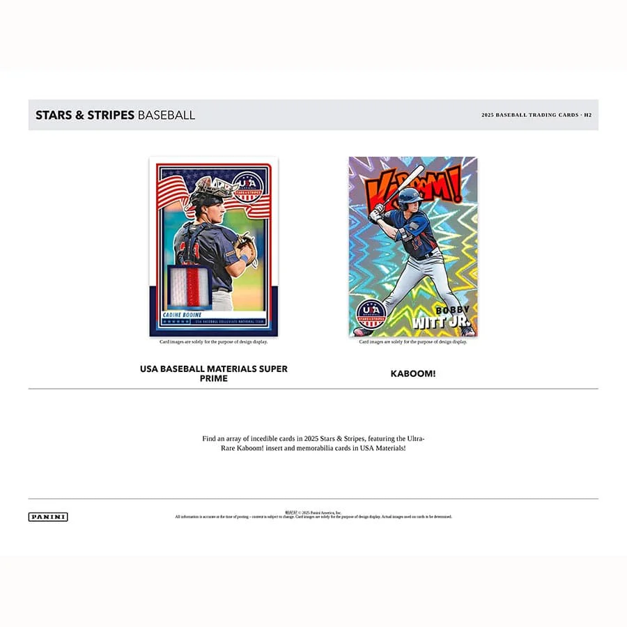 2025 USA Stars & Stripes Baseball Hybrid Hobby Box - Image 3