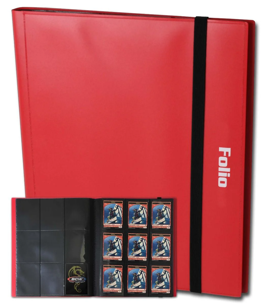 BCW: 9 Pocket Pro Binder - Red - Image 2
