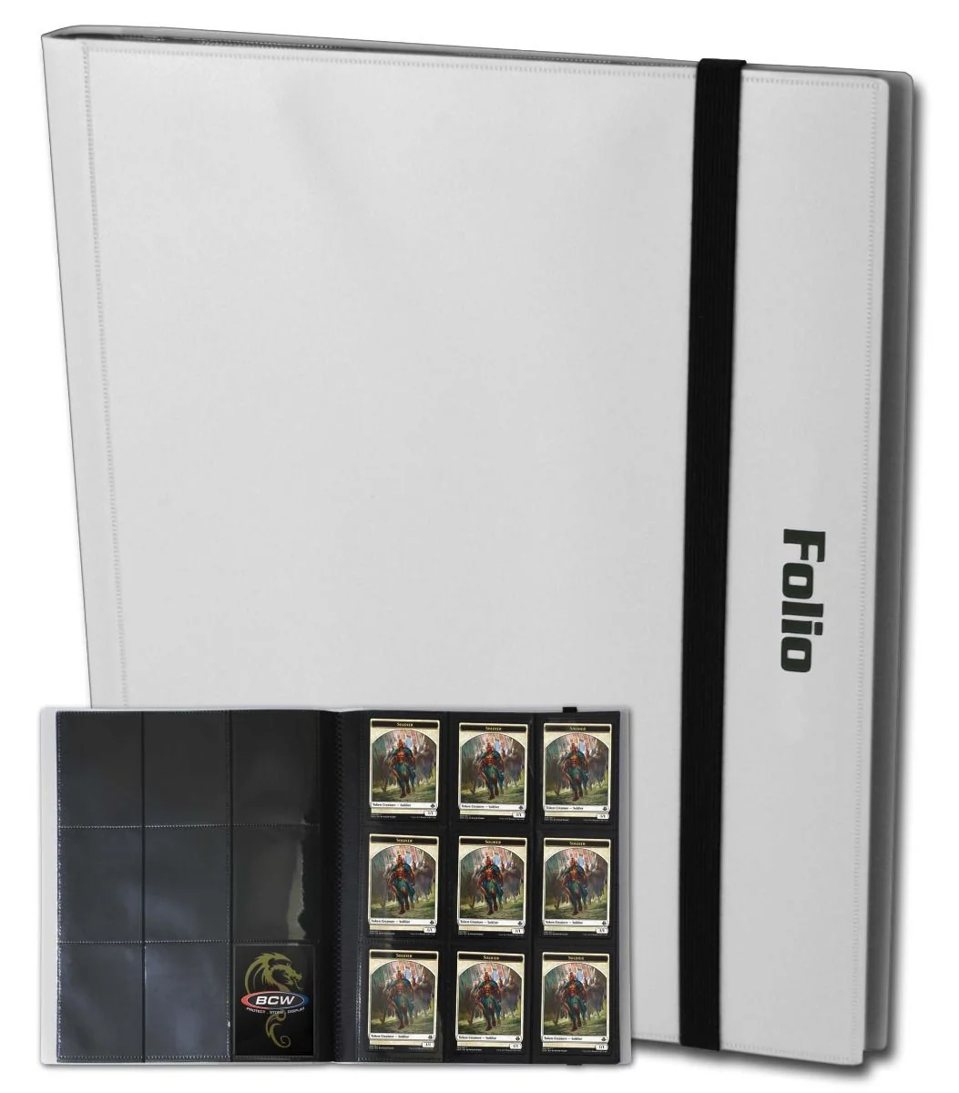 BCW: 9 Pocket Pro Binder - White - Image 2