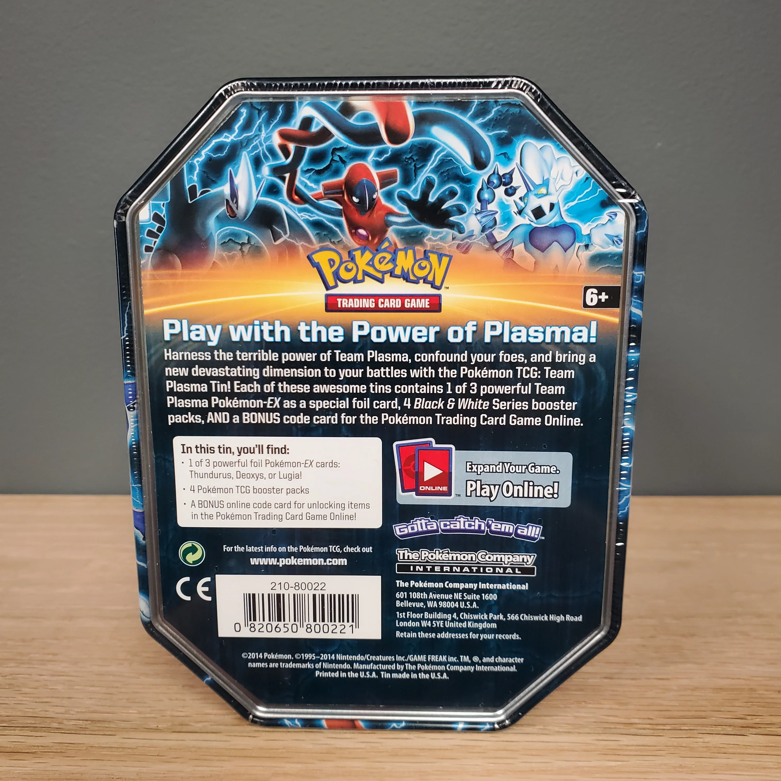 Pokémon TCG: Black & White: Plasma Blast - Team Plasma Tin (Deoxys EX) - Image 3