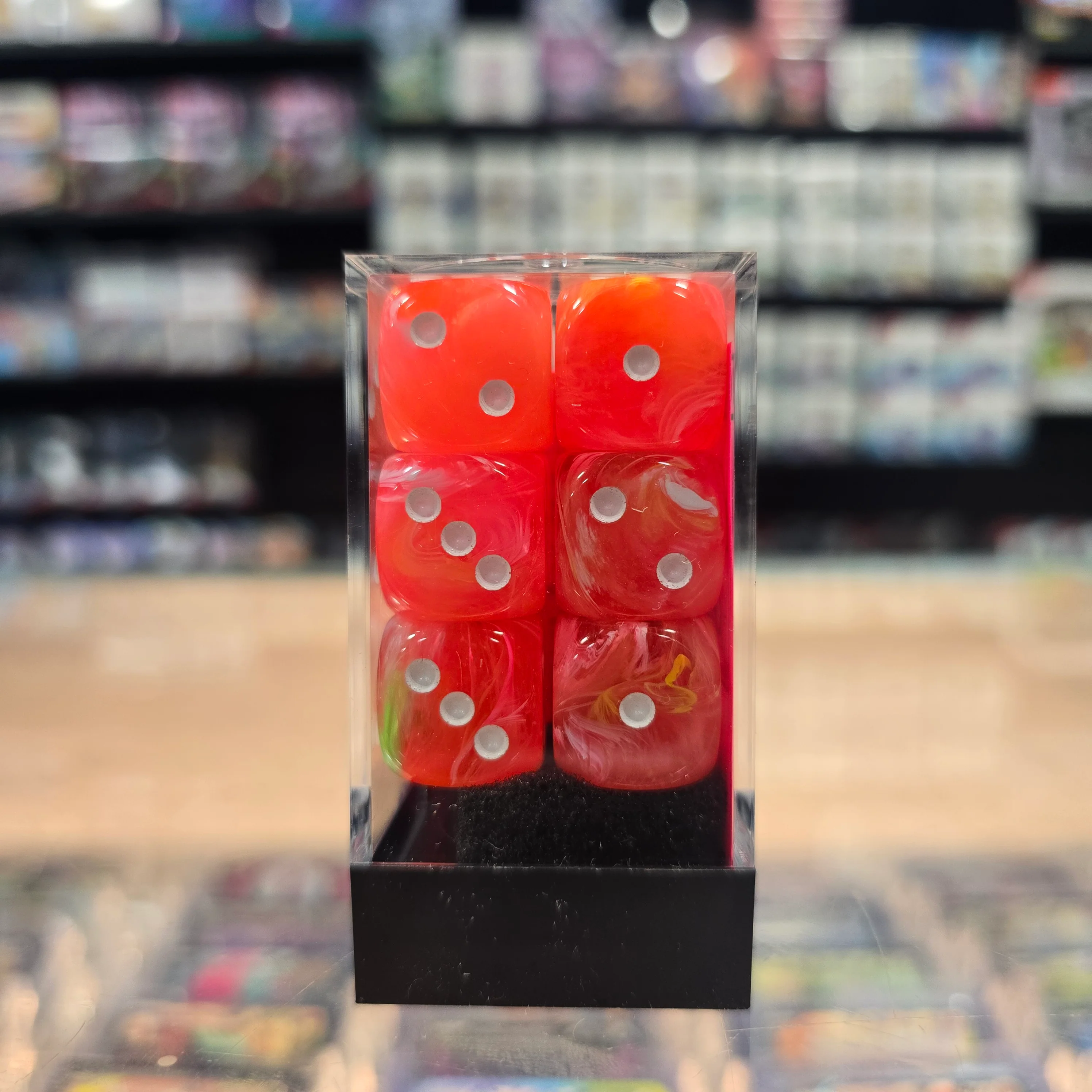 Chessex: Festive - 16mm D6 36PC Dice Block (Dahlia & White) - Image 3