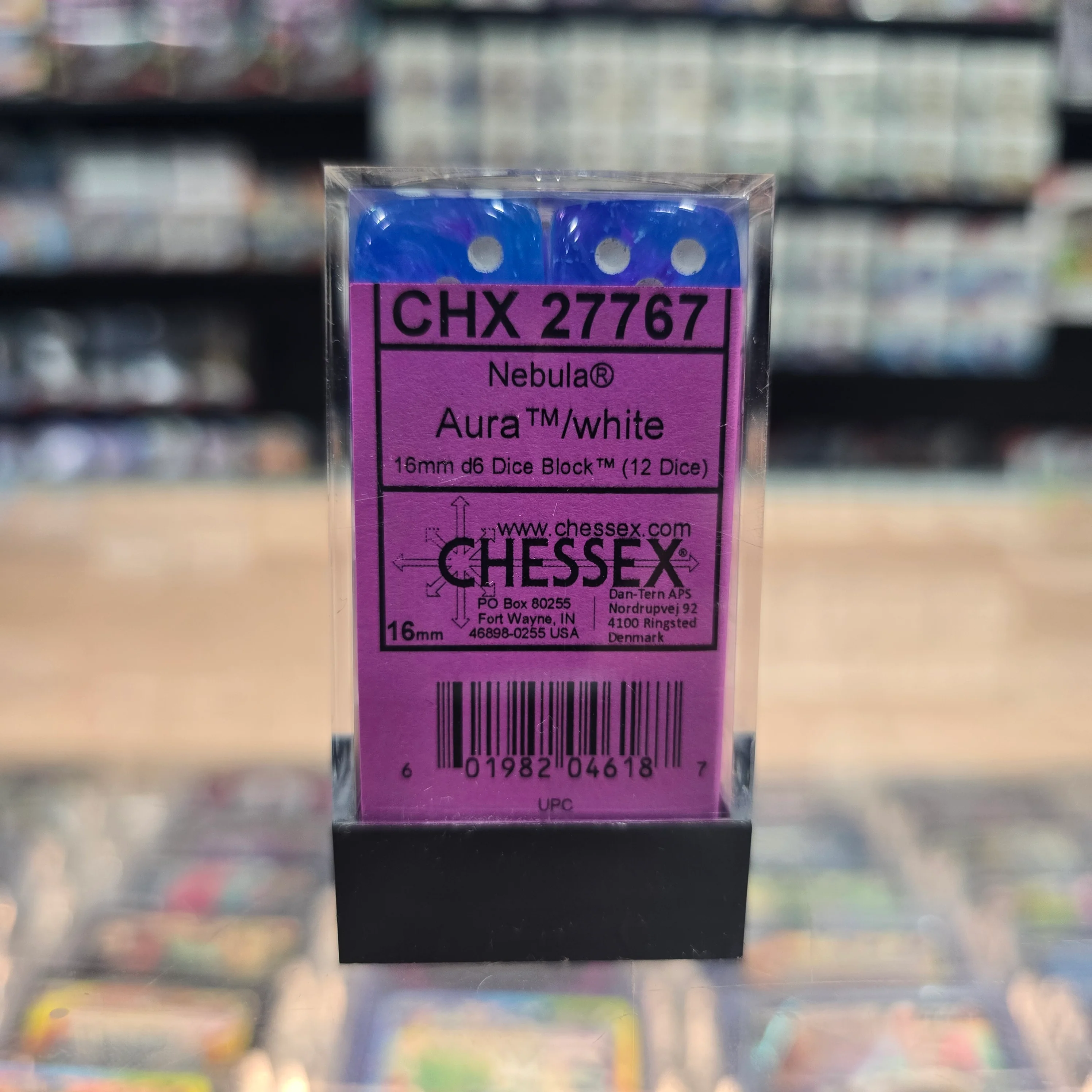 Chessex: Nebula - Luminary - 16mm D6 36PC Dice Block (Aura & White) - Image 5