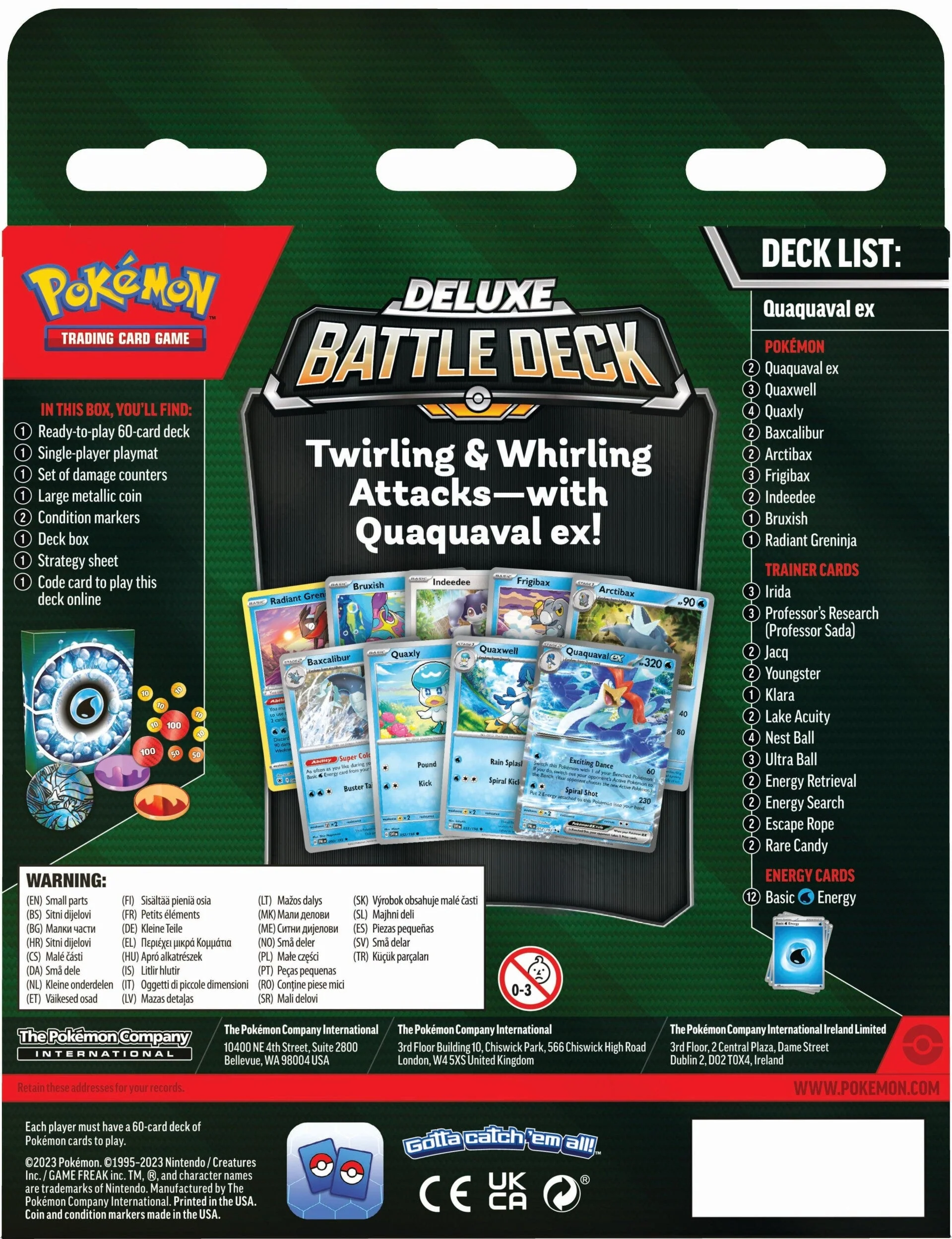 Pokémon TCG; Deluxe Battle Deck (Quaquaval ex) - Image 4