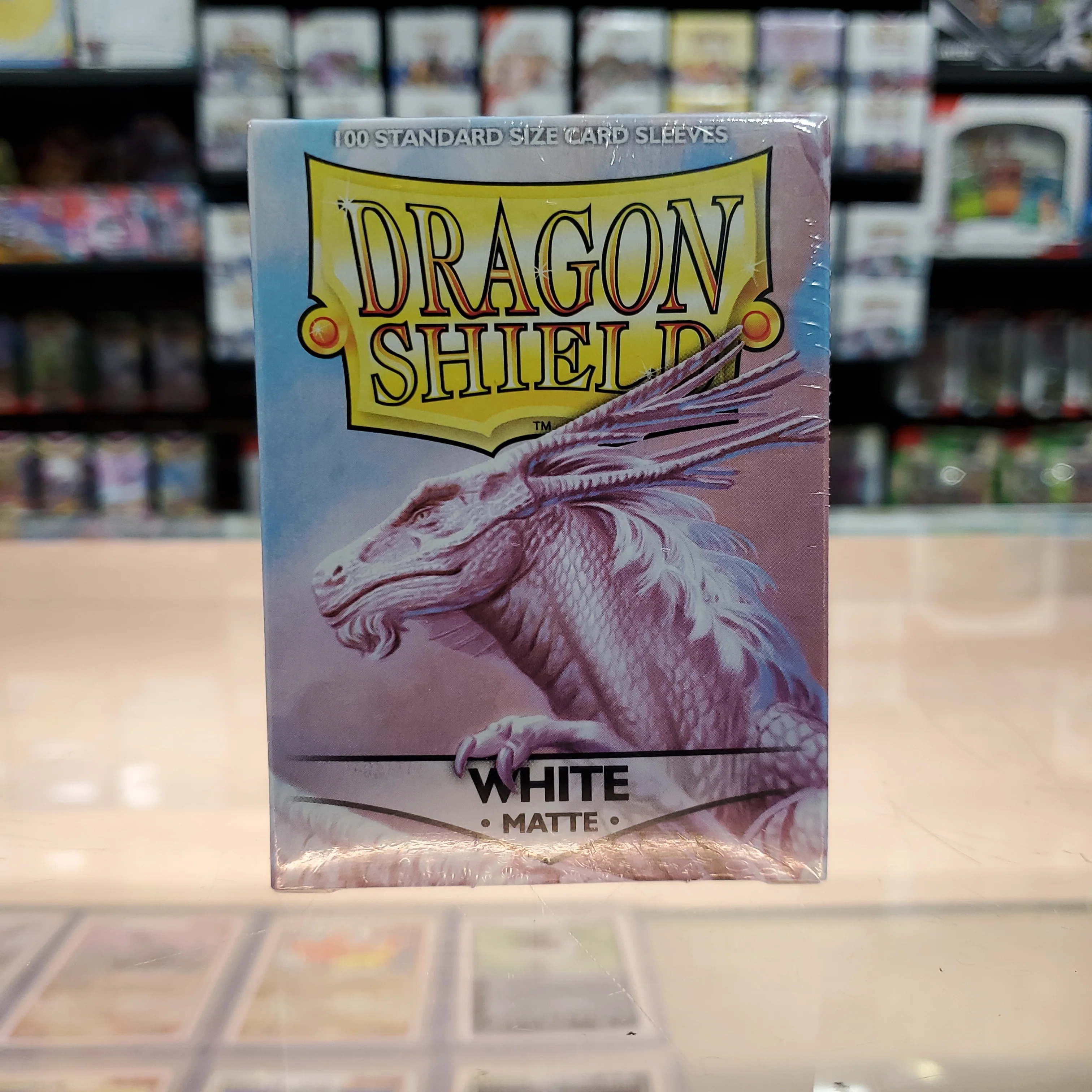Dragon Shield Deck Protector - Matte White 100 CT - Image 2