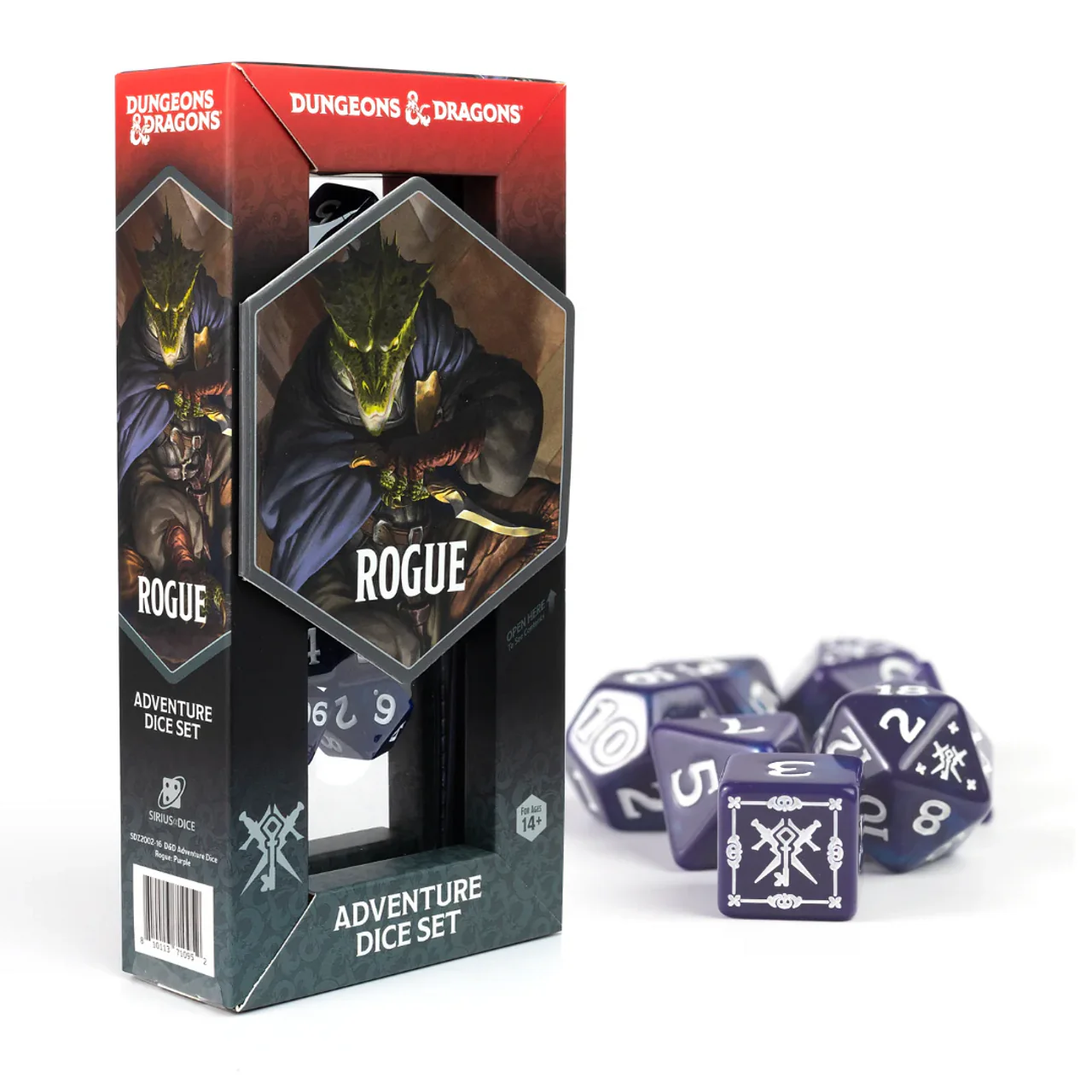 Dungeons & Dragons: Adventure Dice Set 14PC (Rogue) - Image 3