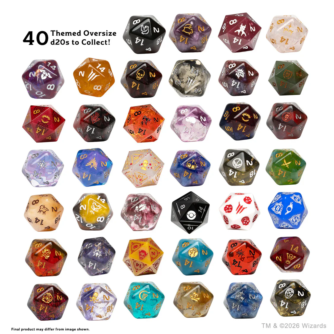 Dungeons & Dragons: Baldur's Gate 3 - Treasure Pack Dice Set - Image 4
