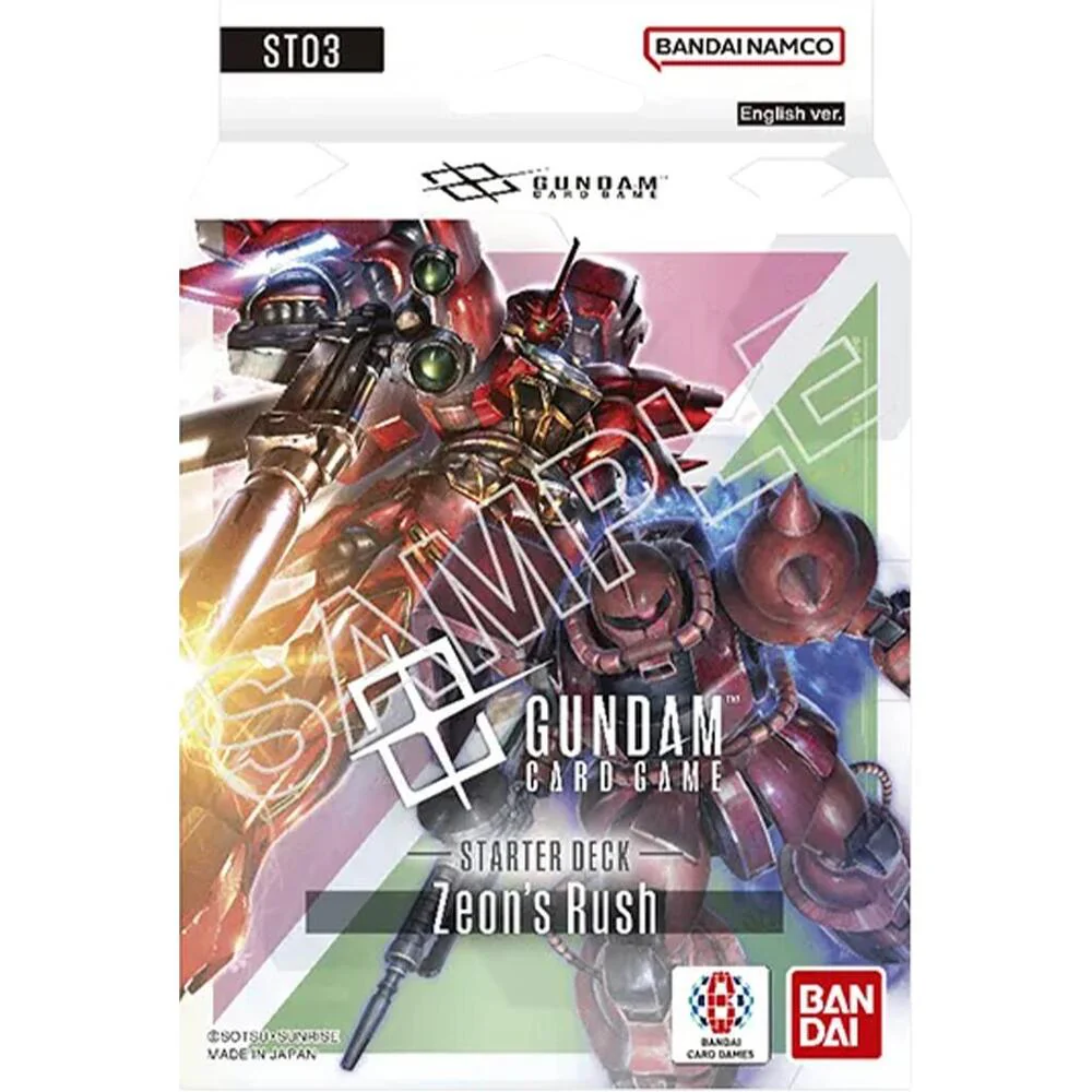 Gundam Card Game: Zeon's Rush [ST03] - Starter Deck - Image 3
