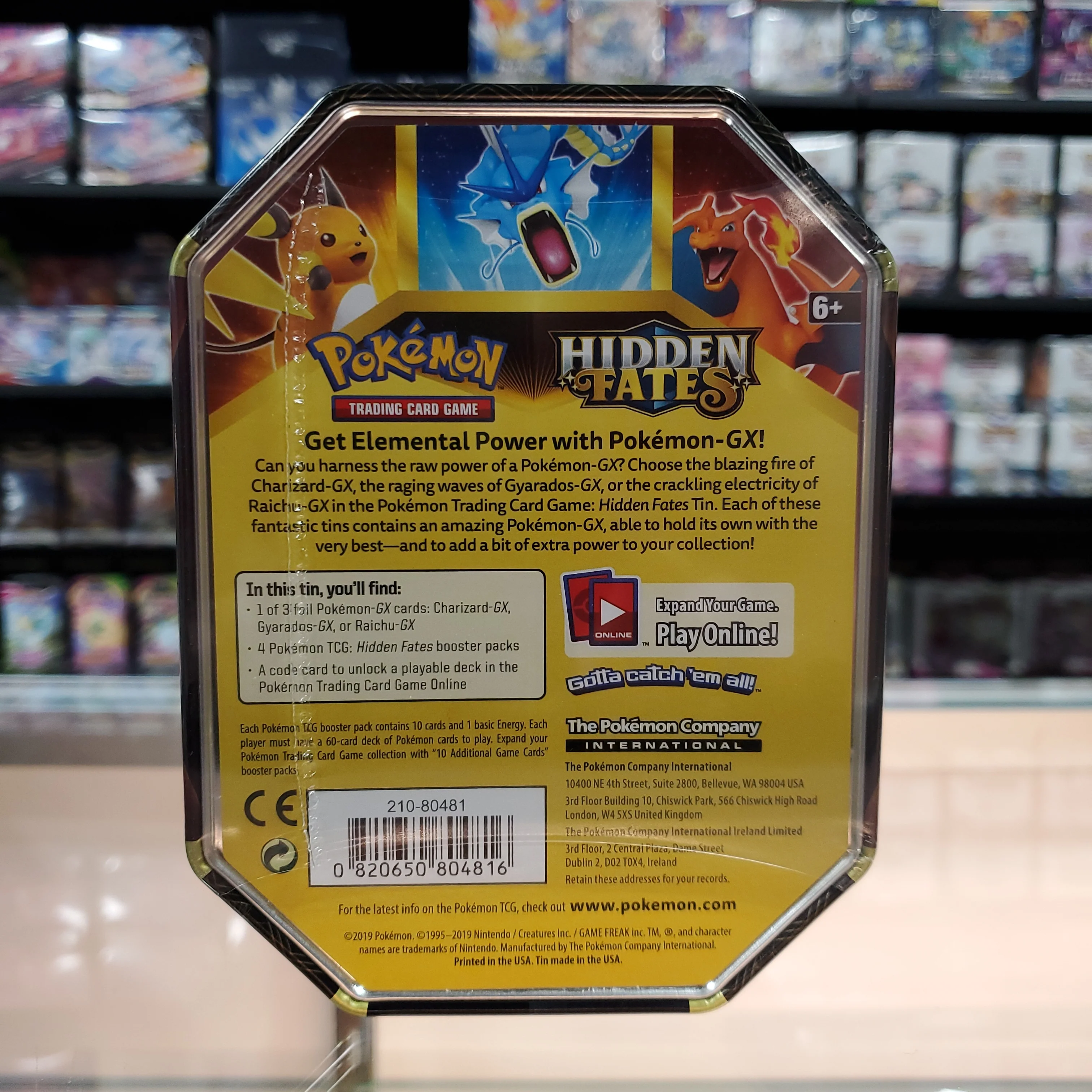 Pokémon TCG: Hidden Fates - Collector's Tin (Charizard GX) - Image 3