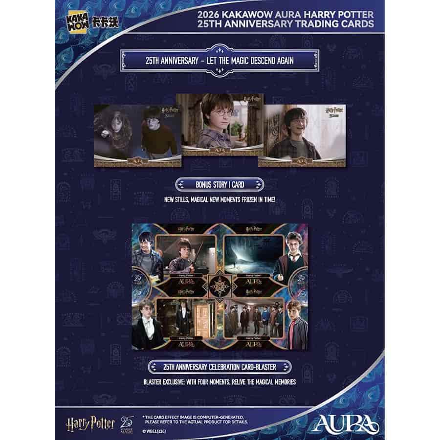 Kakawow: 2026 Aura Harry Potter Trading Cards Blaster Box - Image 6