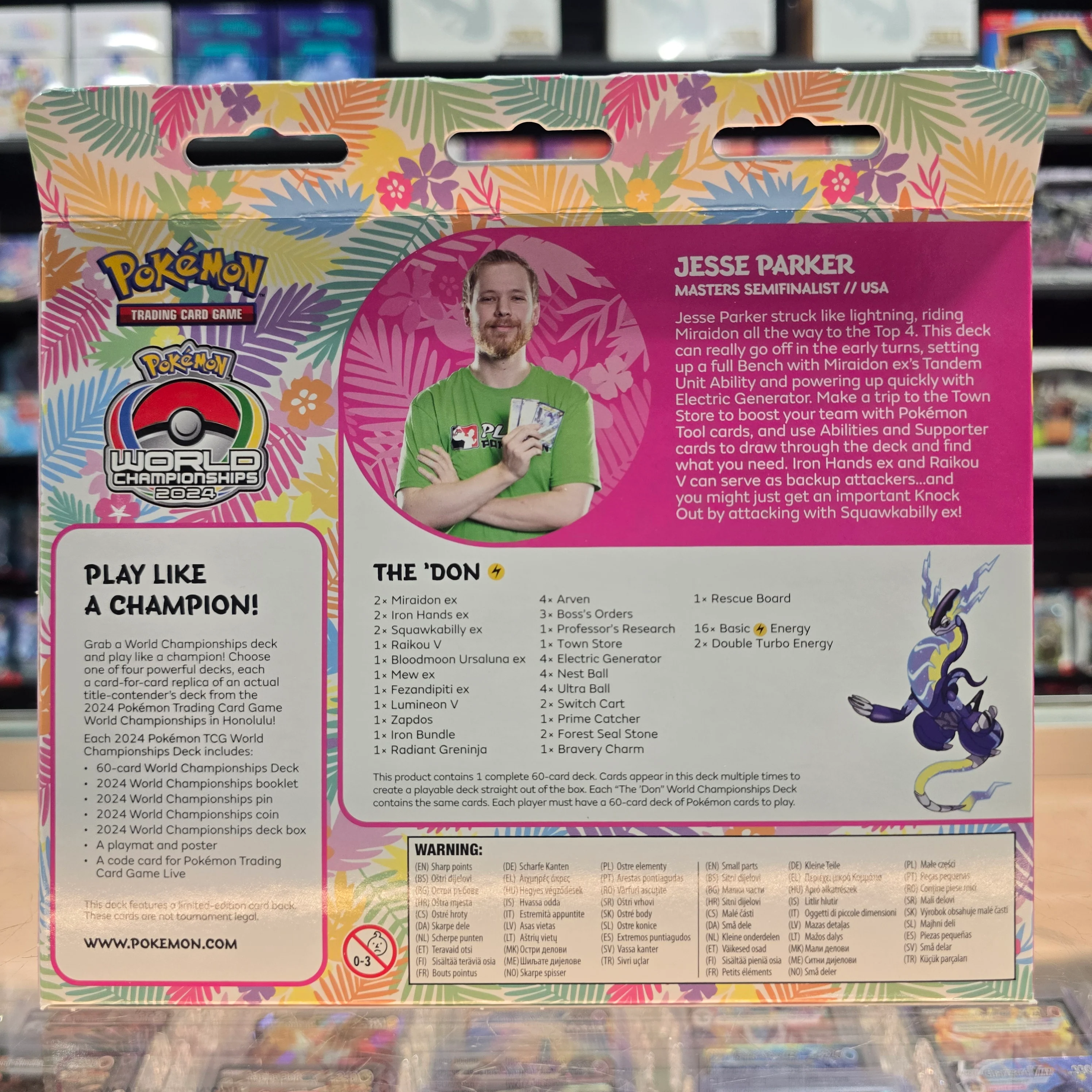 Pokémon TCG: 2024 World Championship Deck (The Don' - Jesse Parker) - Image 2