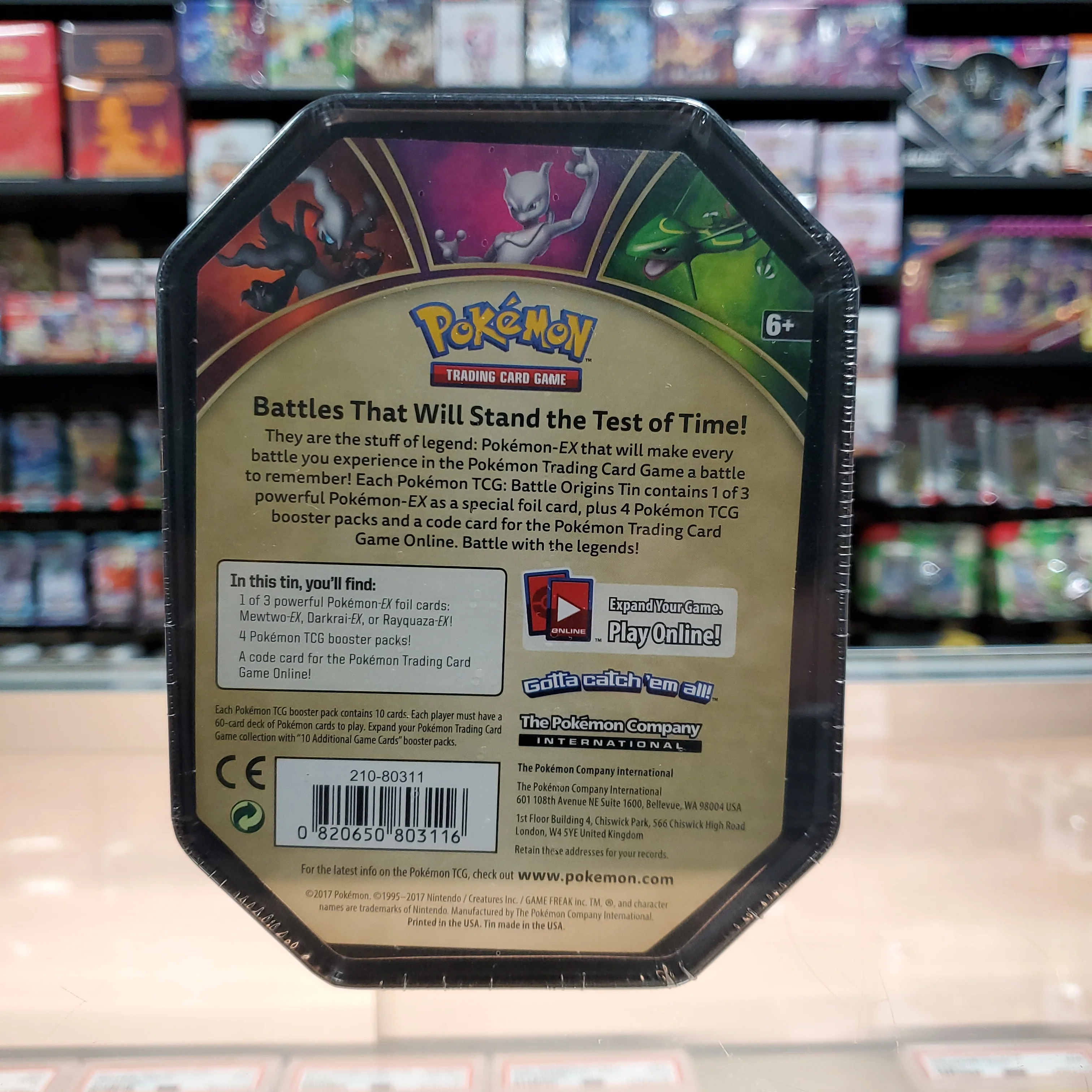Pokémon TCG: Battle Origins Collector's Tin (Rayquaza EX) - Image 2