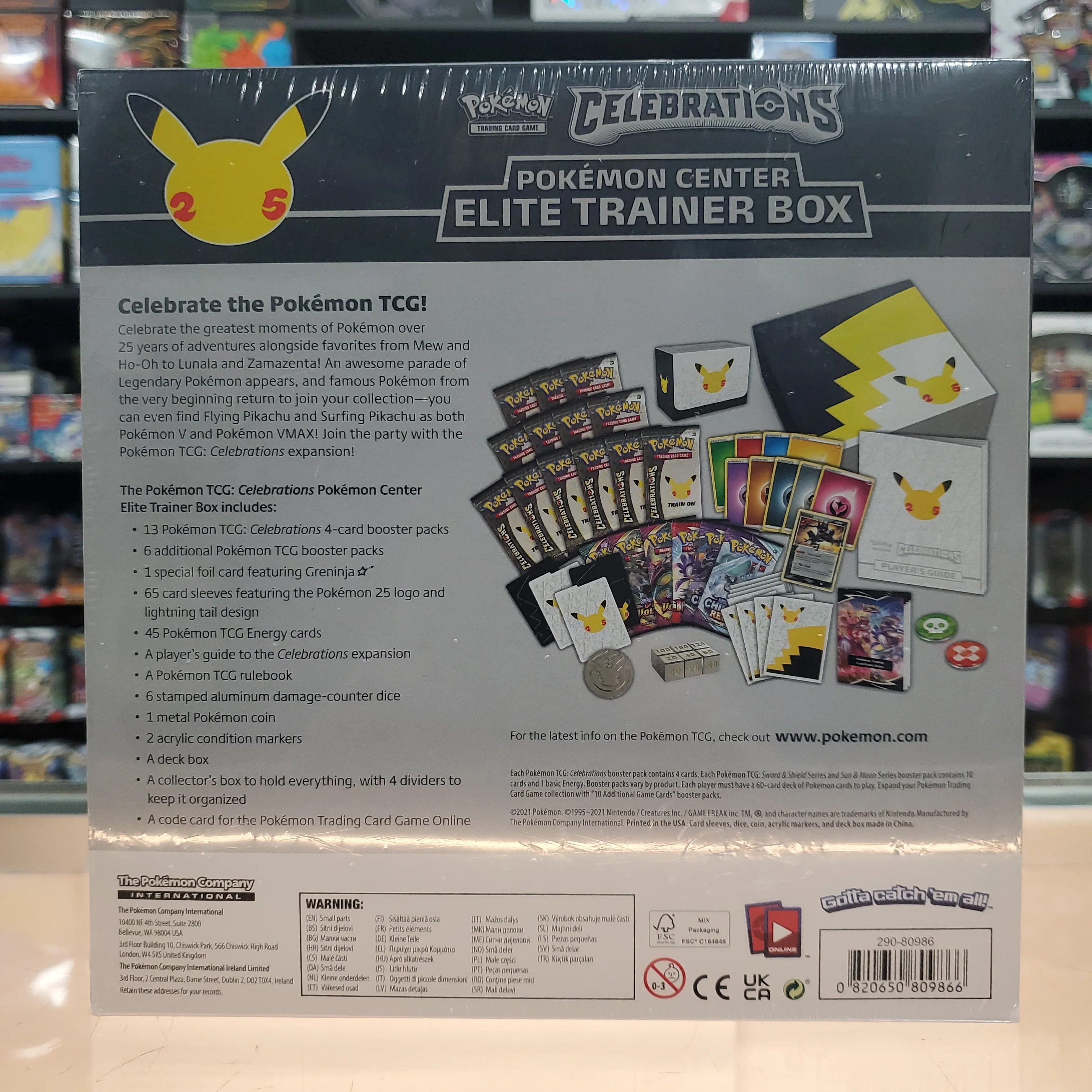 Pokémon TCG: Celebrations - Elite Trainer Box (Pokemon Center Exclusive) - Image 2