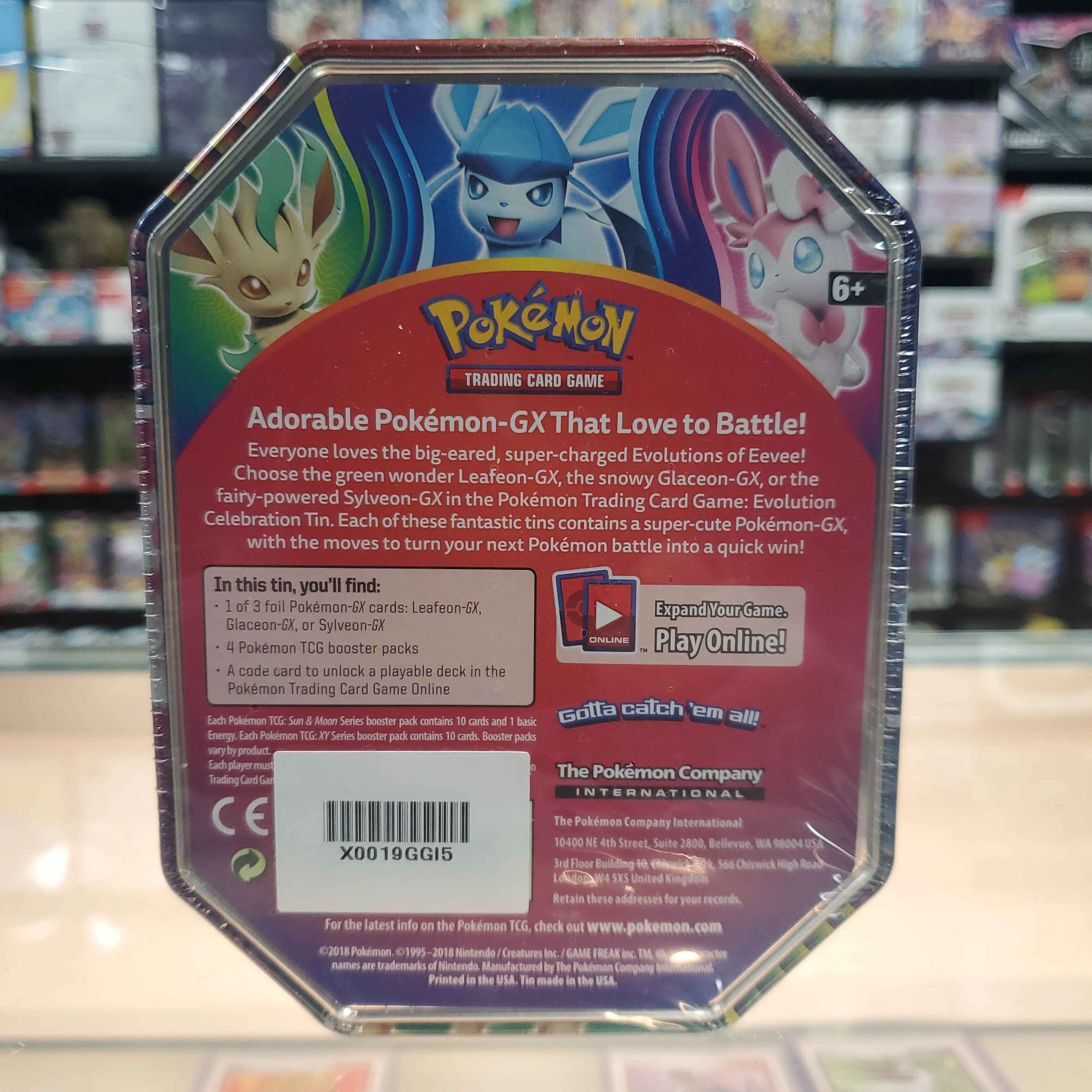 Pokémon TCG: Evolution Celebration - Collector's Tin (Glaceon GX) - Image 2