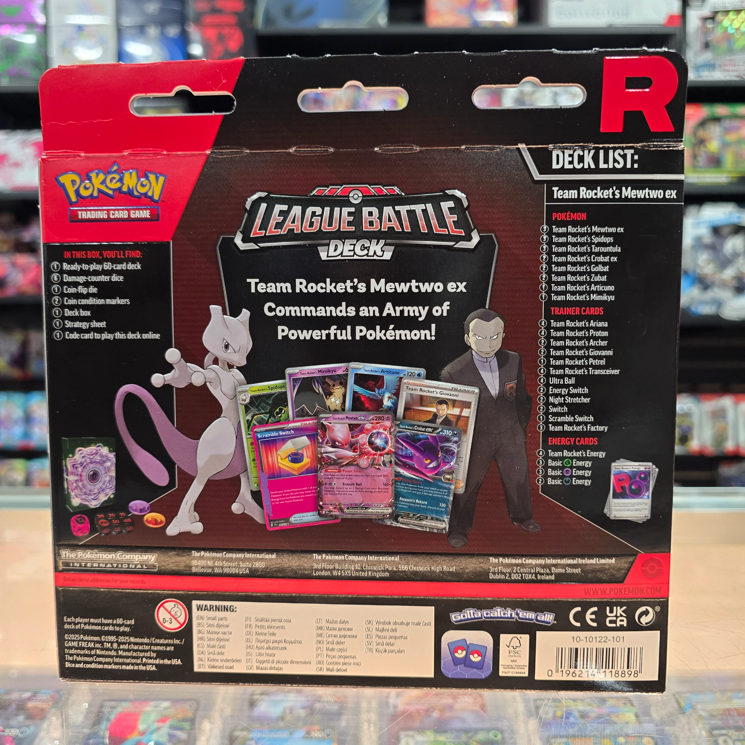 Pokémon TCG: League Battle Deck (Team Rocket's Mewtwo ex) - Image 3
