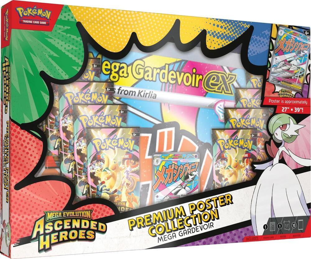 Pokémon TCG: Mega Evolution: Ascended Heroes - Premium Poster Collection (Mega Gardevoir) - Image 3
