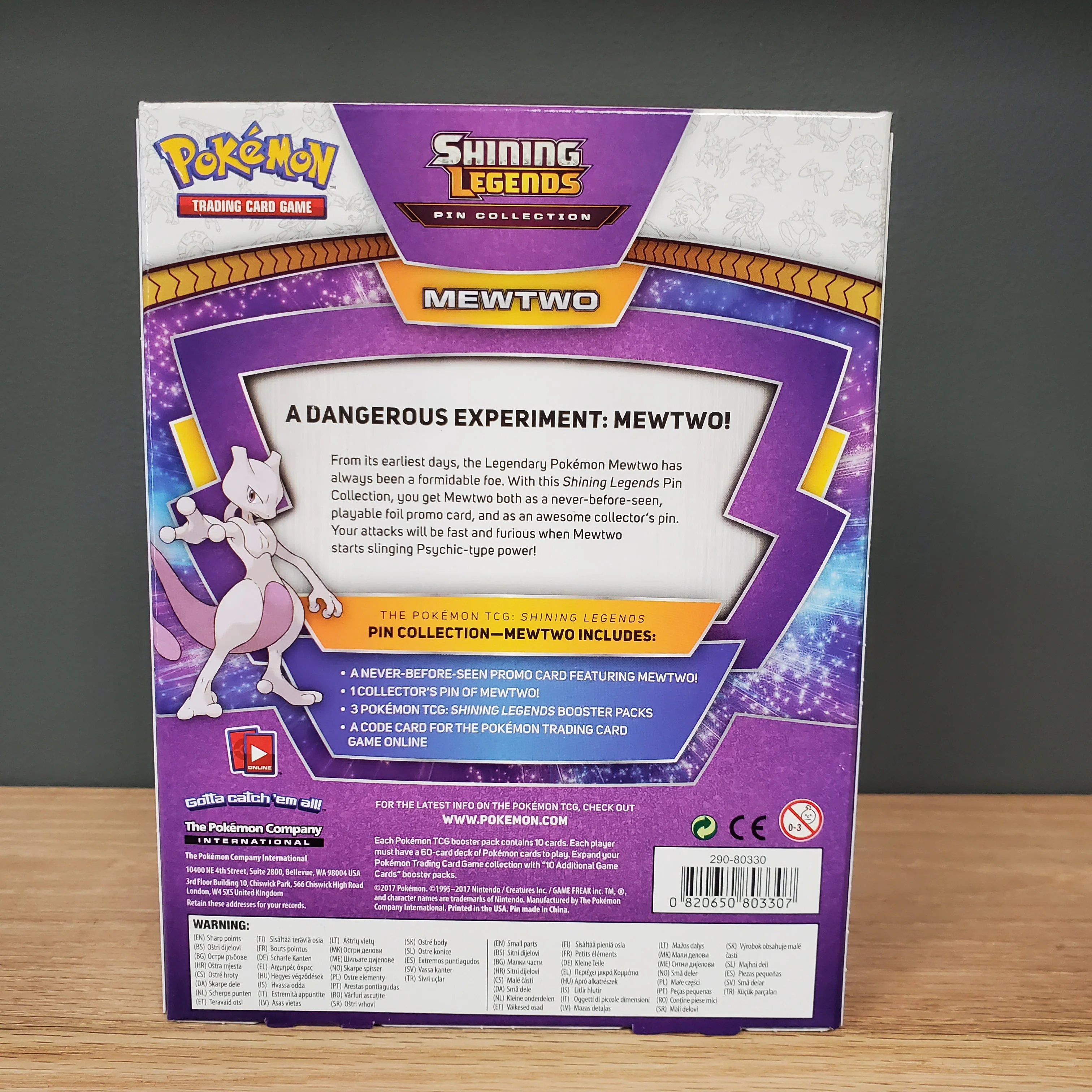 Pokémon TCG: Shining Legends - Pin Collections (Mewtwo) - Image 2