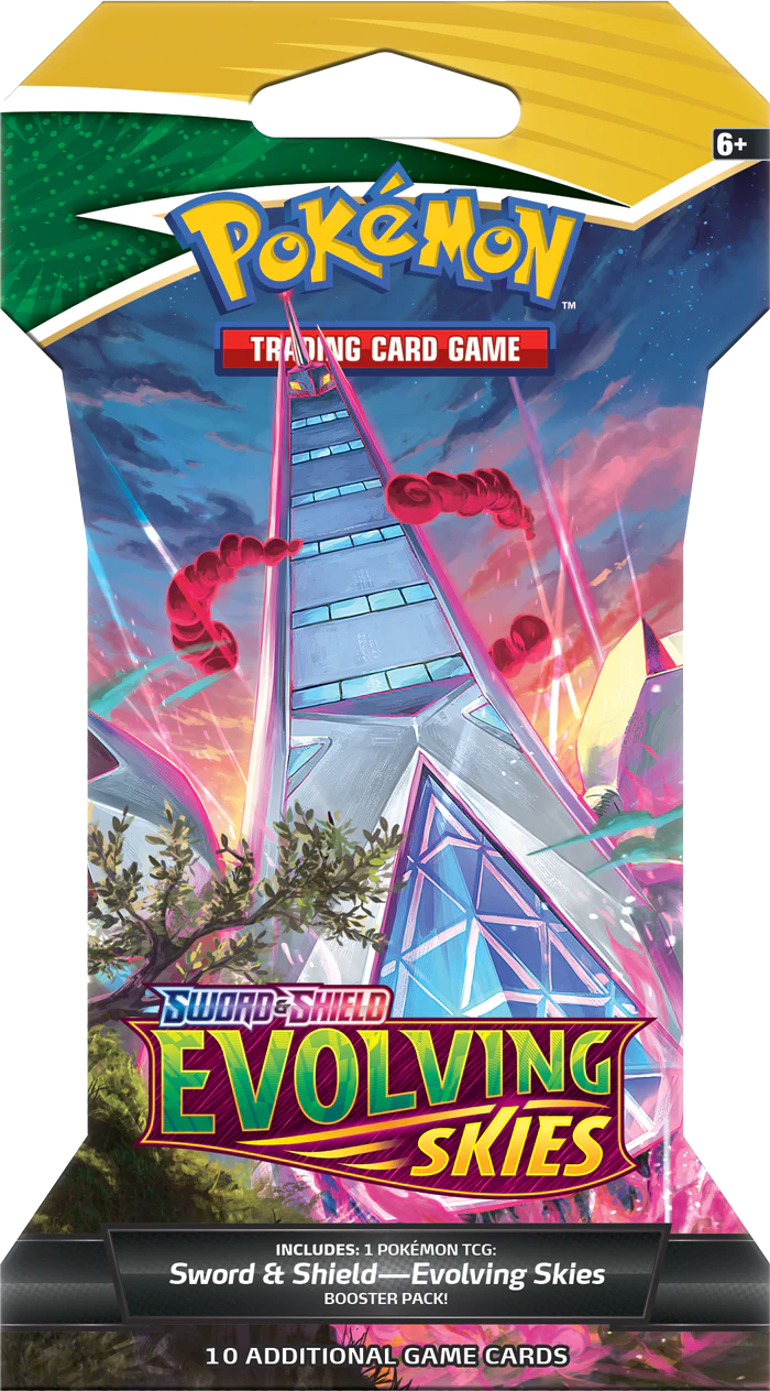 Pokémon TCG: Sword & Shield: Evolving Skies - Sleeved Booster Pack - Image 2