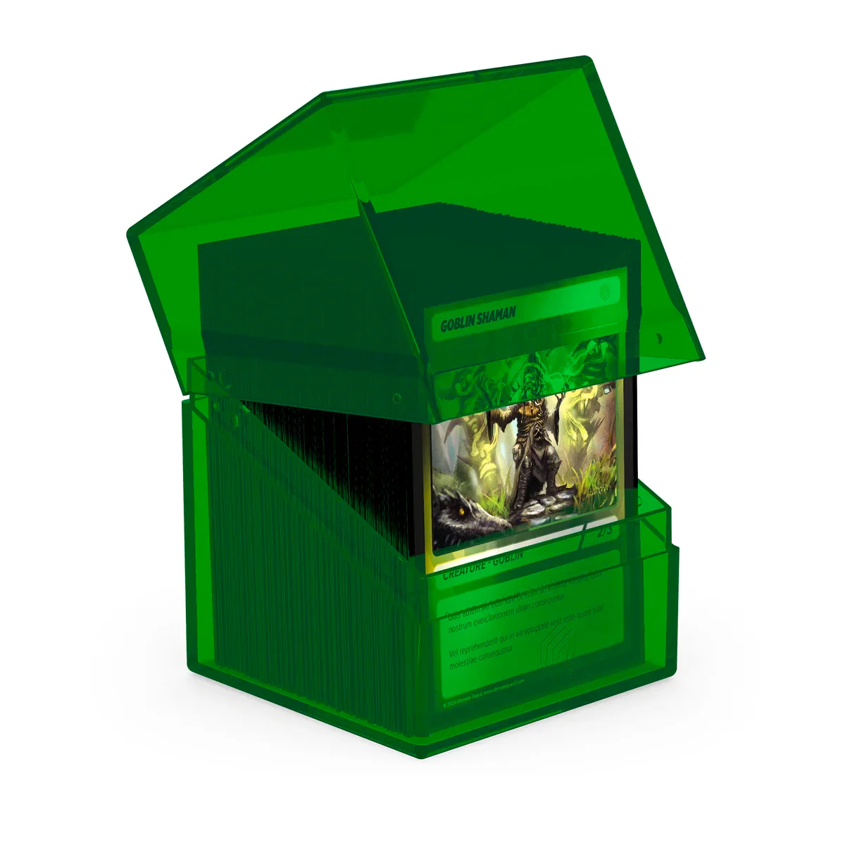 Ultimate Guard - Boulder Deck Case 100+ (Clear Emerald) - Image 2