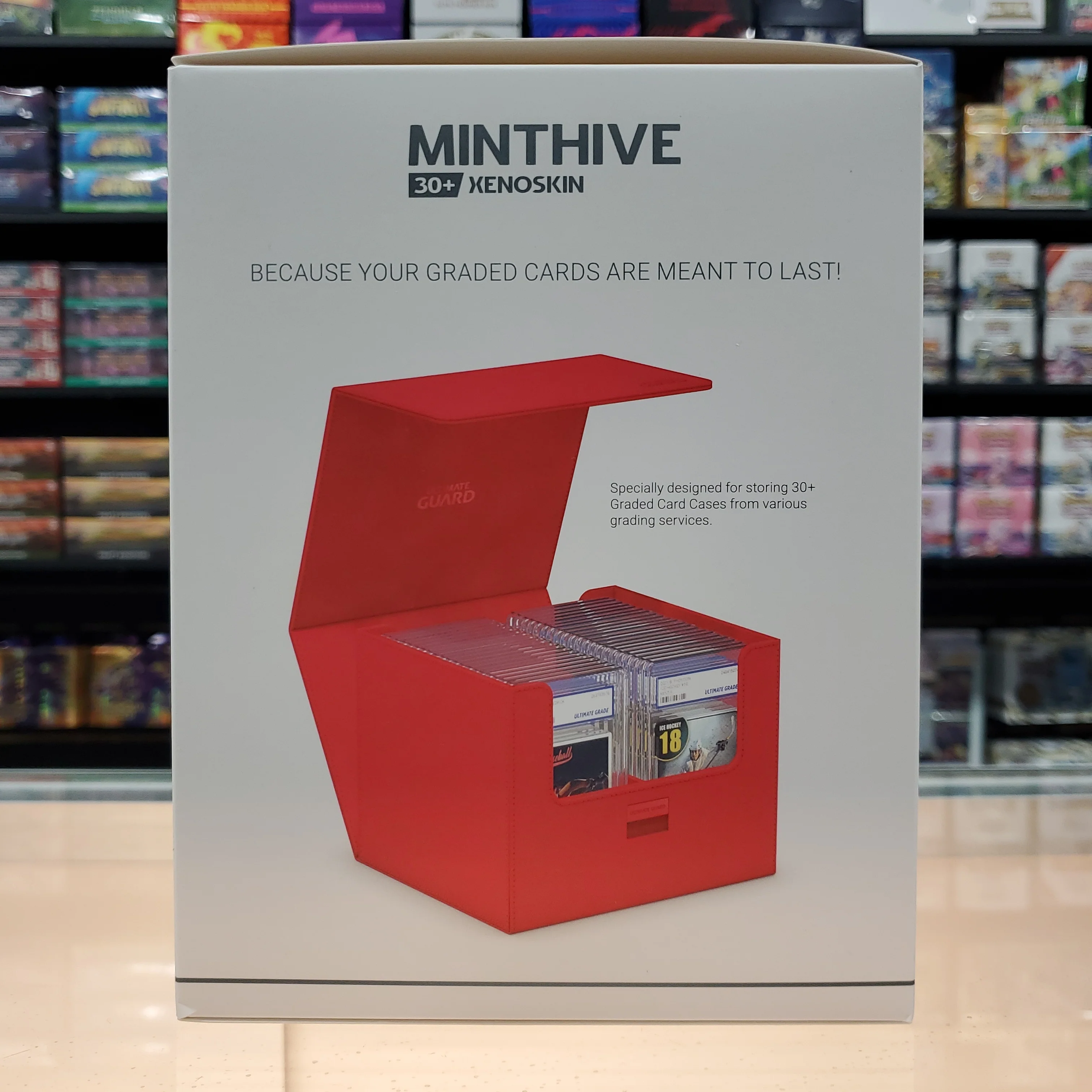 Ultimate Guard - Minthive 30+ Xenoskin Graded Card Deck Case - Red - Image 2