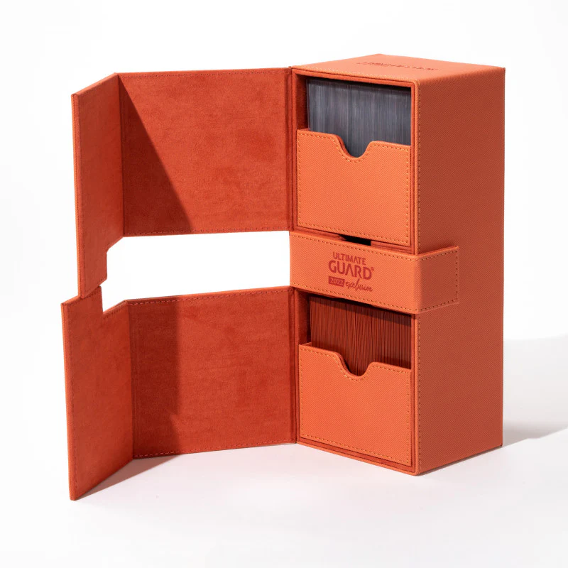 Ultimate Guard - Twin Flip'n'Tray 266+ Xenoskin Deck Case 2022 Exclusive - Orange - Image 3