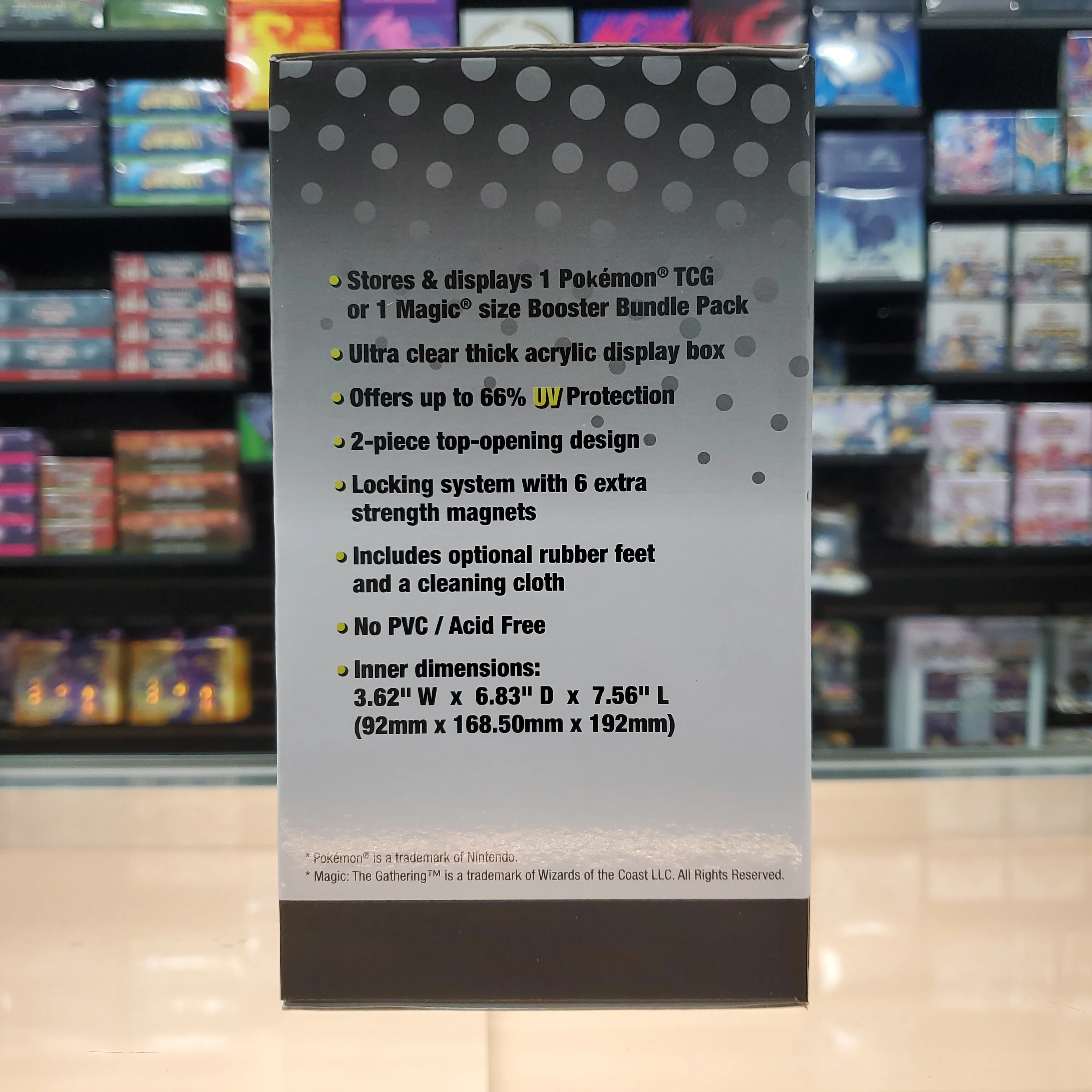 Ultra-PRO: Acrylic Display for Pokémon TCG Elite Trainer Boxes / MTG Bundles - Image 3