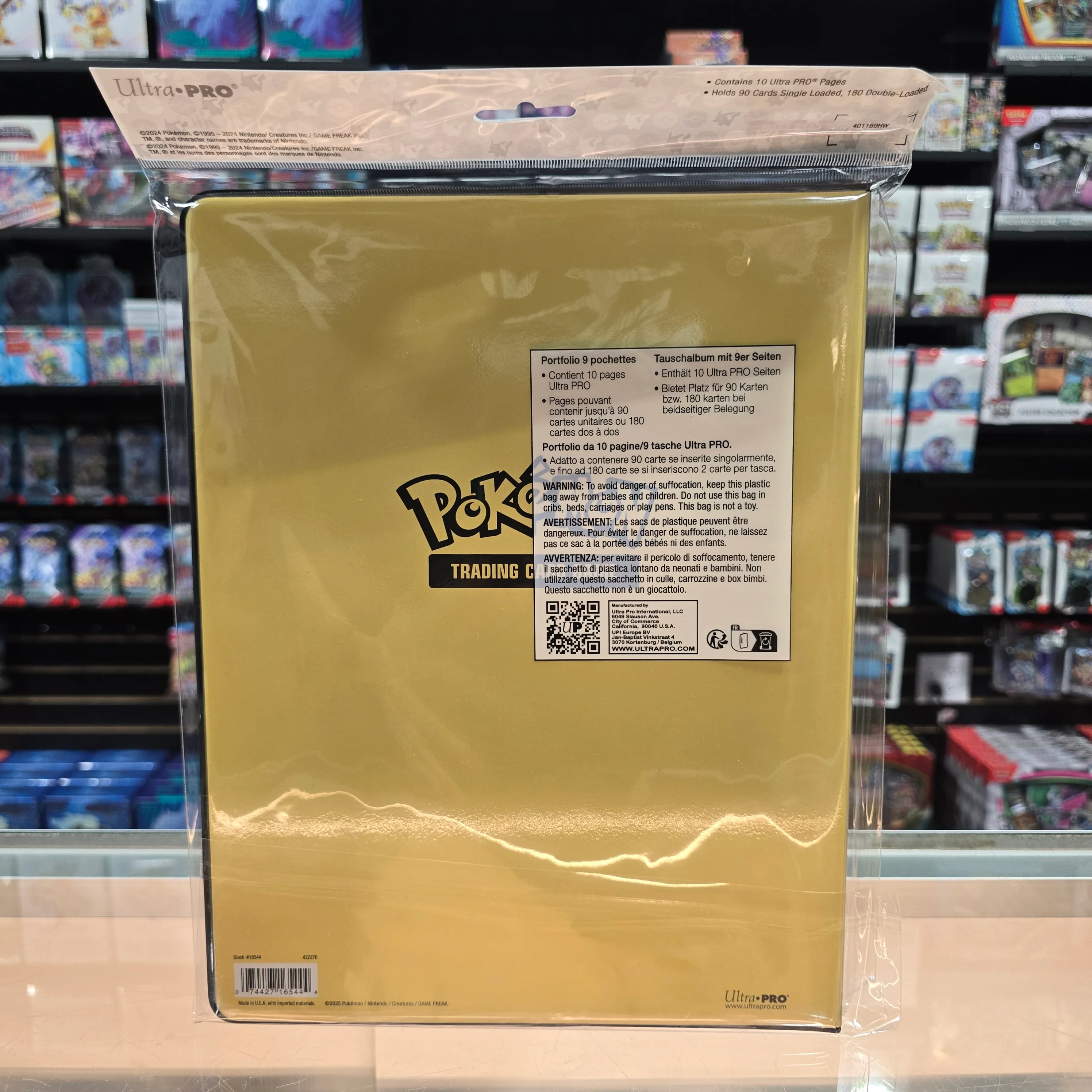 Ultra-PRO: Pokémon 9 Pocket Binder - Pikachu - Image 2