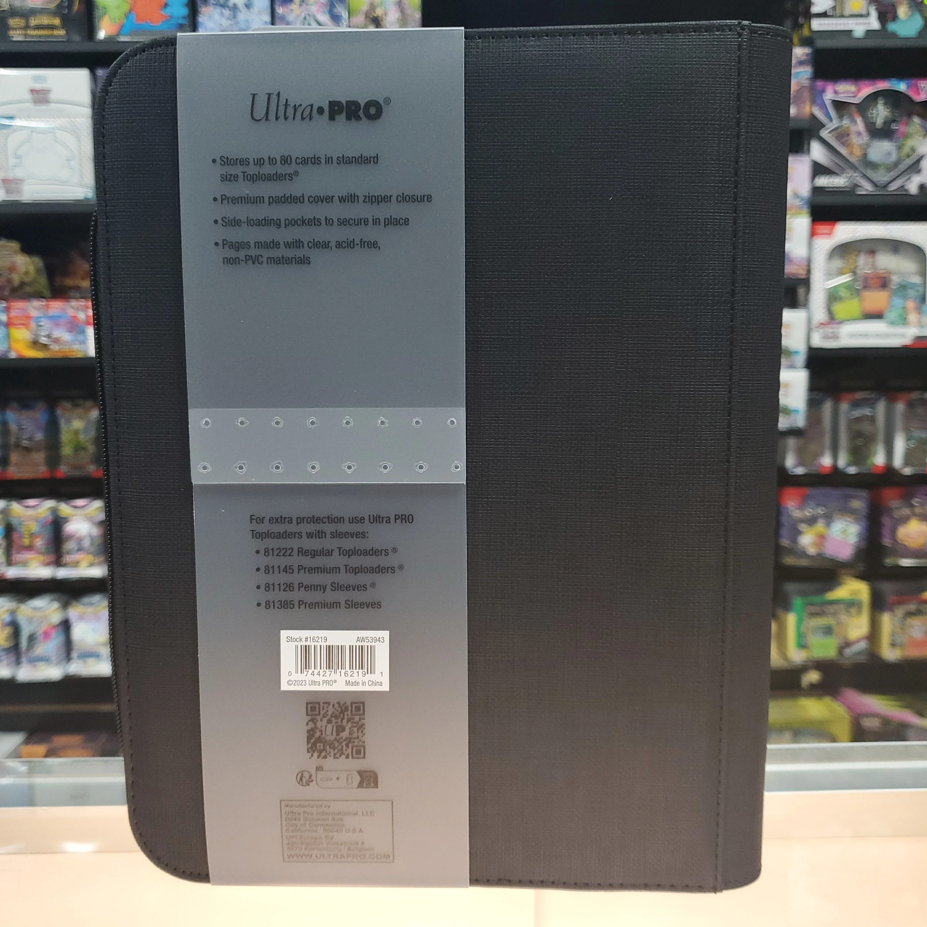Ultra-PRO: Toploader 4-Pocket Zippered Premium PRO-Binder - Image 2