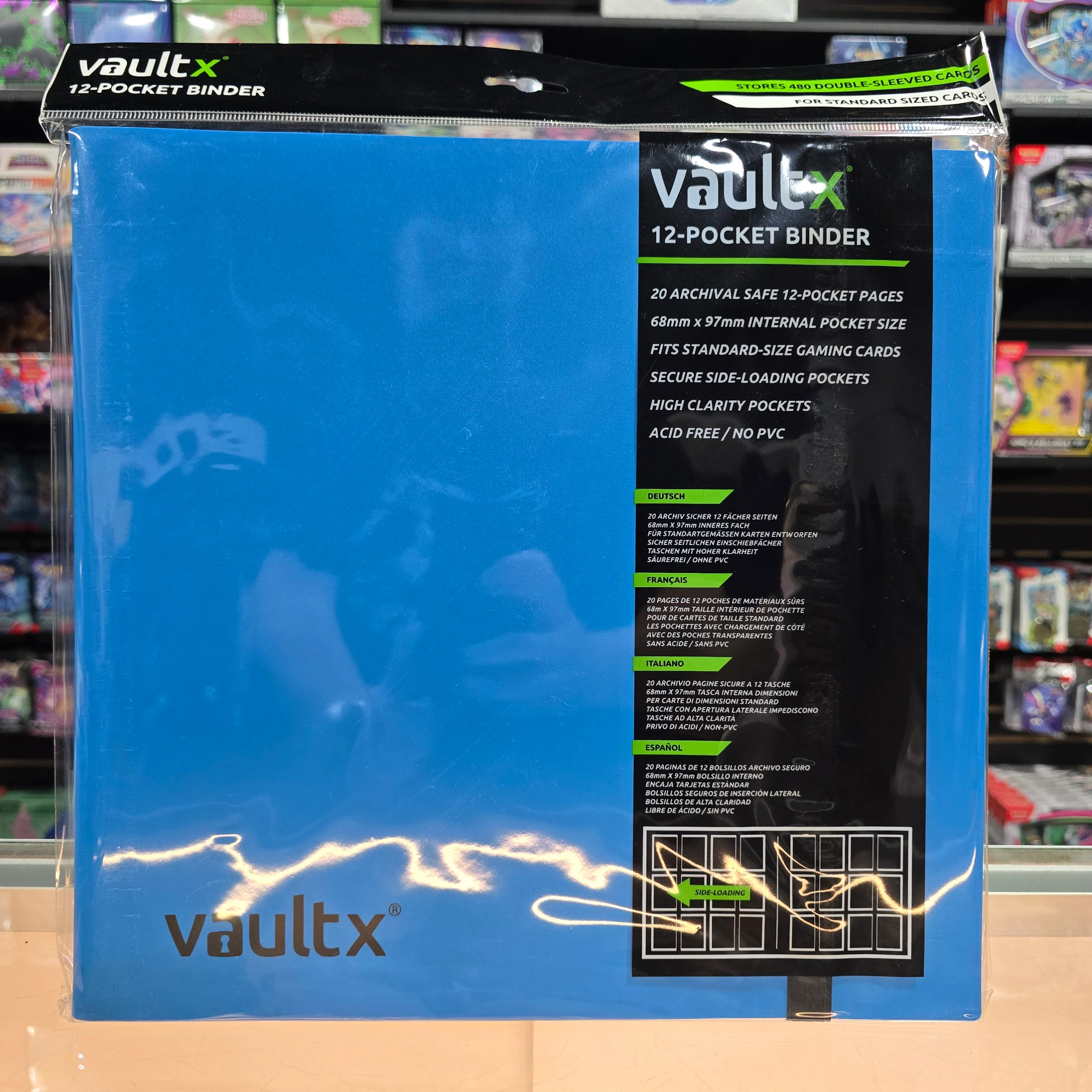 Vault X: 12-Pocket Binder (Blue) - Image 5