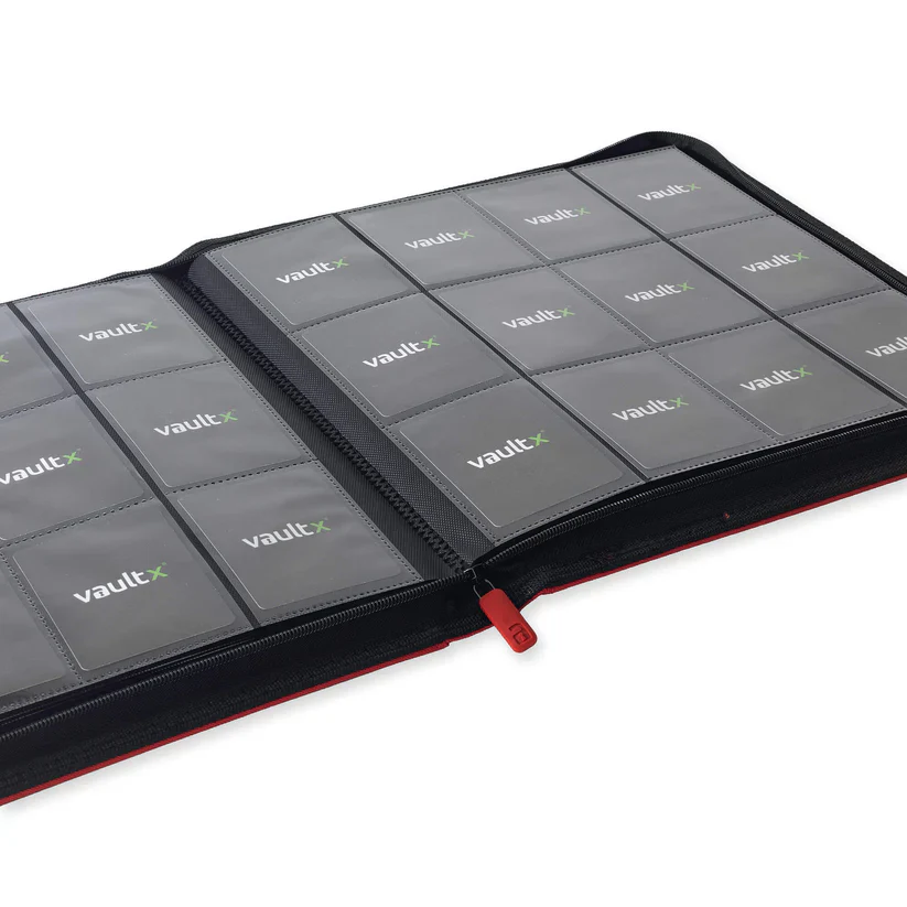 Vault X: 12-Pocket XL Zip Binder (Fire Red) - Image 4